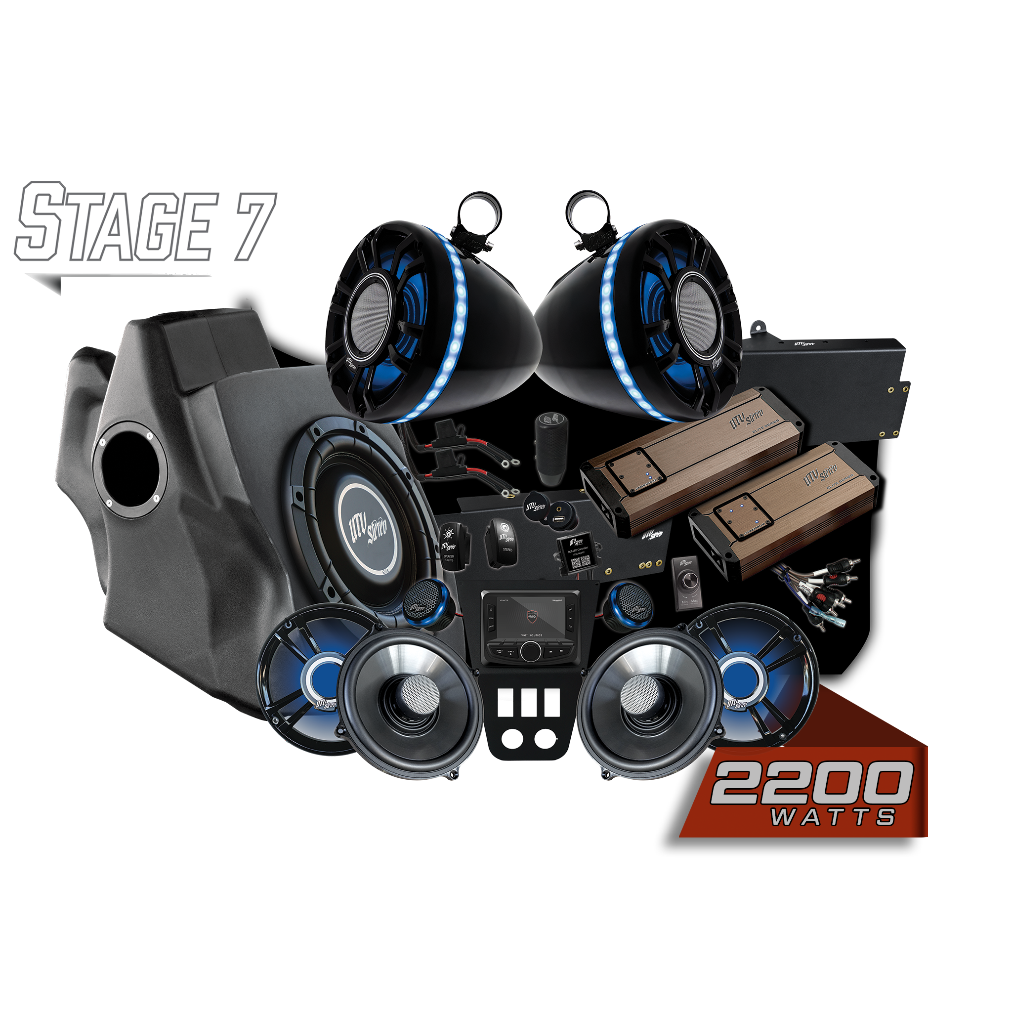 RZR® Pro Series Elite Stage 7 Stereo Kit | UTVS-PRO-S7-E