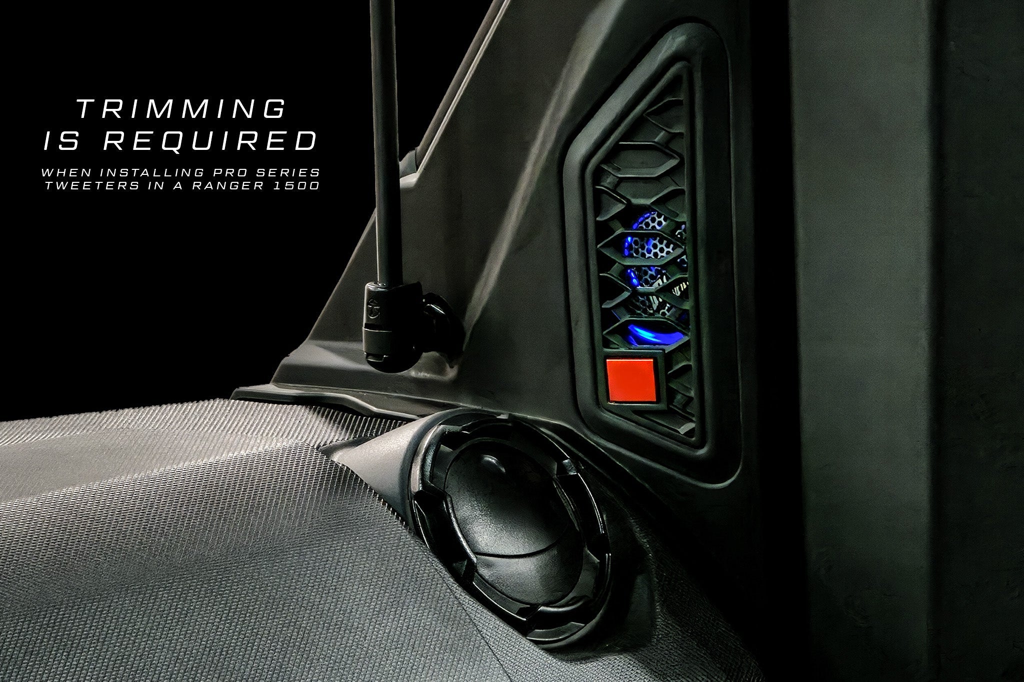 Pro Series 1" Tweeter w/ Built In RGB LED (Pair) | UTVS-PTW Ranger 1500