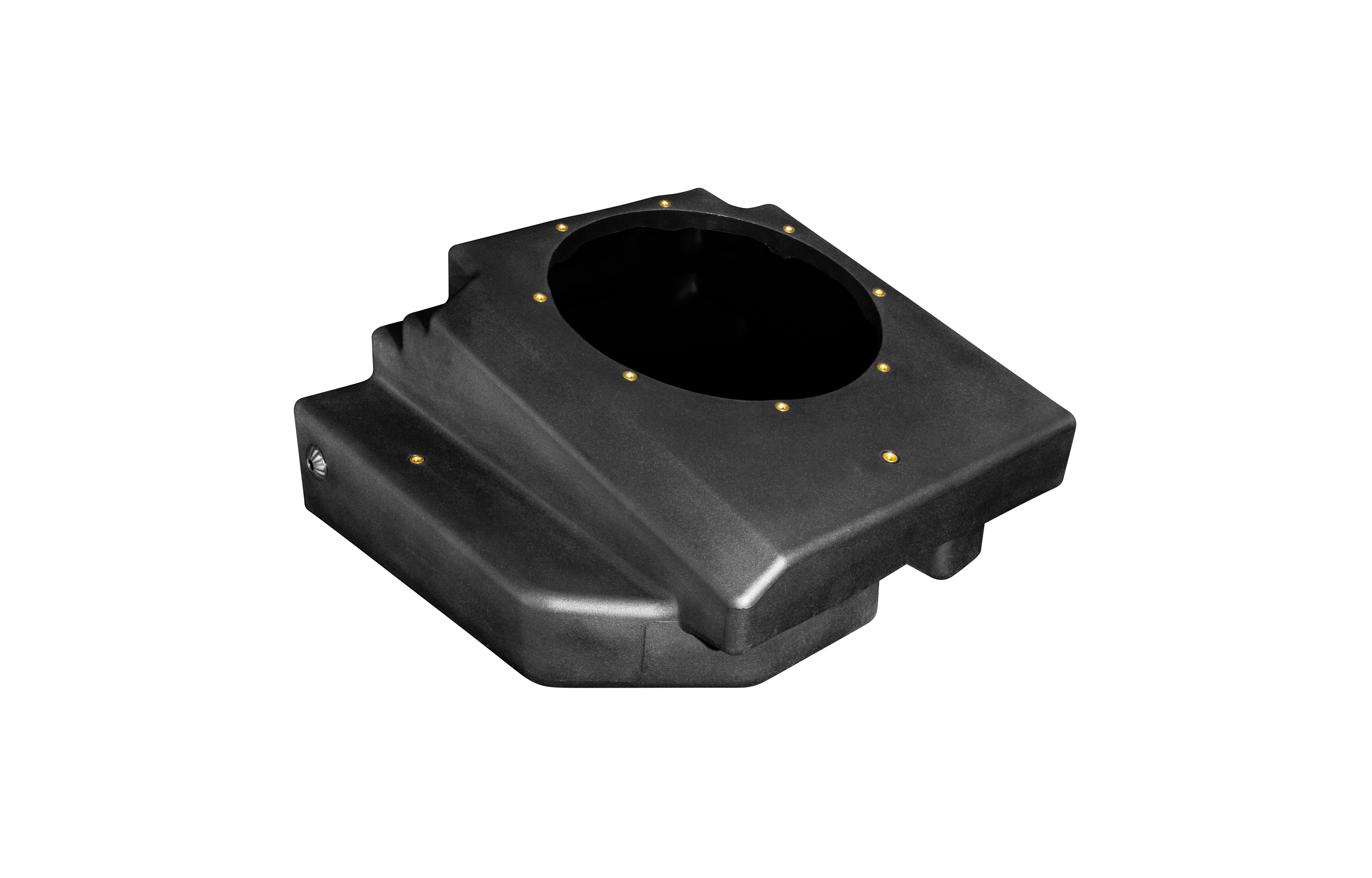 Can-Am® Maverick R 10" Rear Passenger Subwoofer Enclosure (PRE-ORDER ONLY)(4-SEAT MODELS) – Unloaded | UTVS-R-ENC-PASS-4R