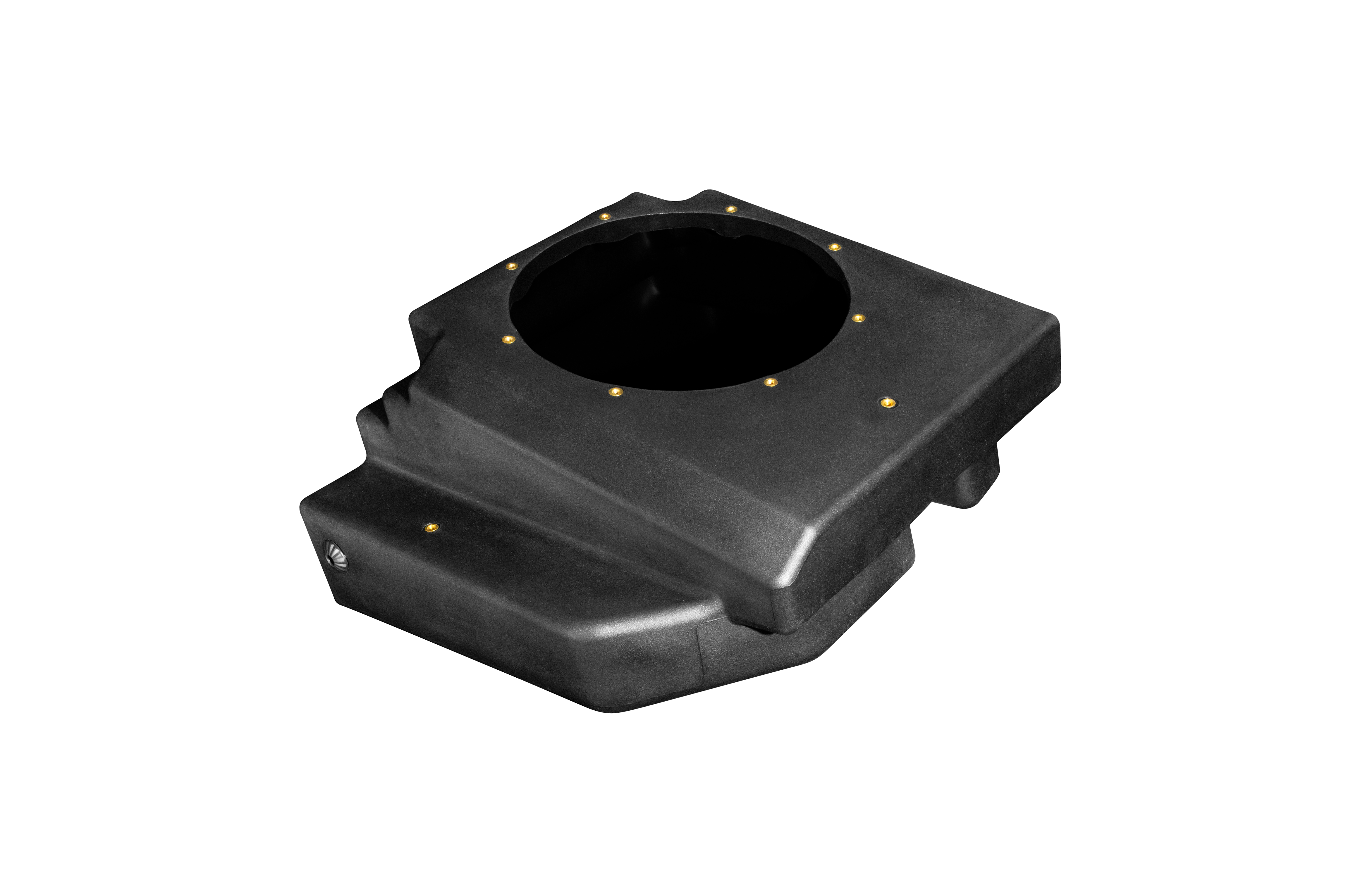 Can-Am® Maverick R 10" Rear Passenger Subwoofer Enclosure (PRE-ORDER ONLY)(4-SEAT MODELS) – Unloaded | UTVS-R-ENC-PASS-4R