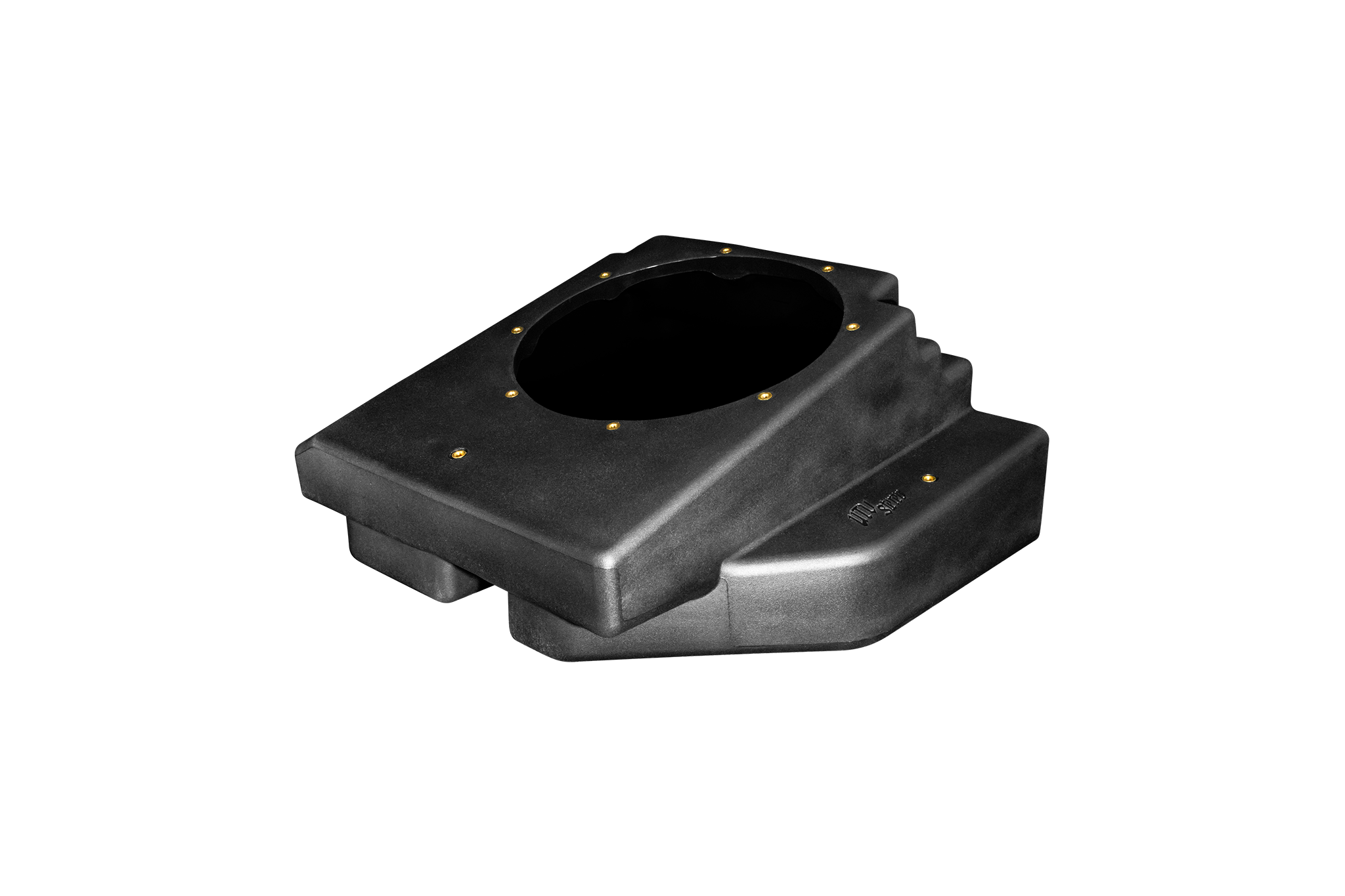 Can-Am® Maverick R 10" Rear Passenger Subwoofer Enclosure (PRE-ORDER ONLY)(4-SEAT MODELS) – Unloaded | UTVS-R-ENC-PASS-4R