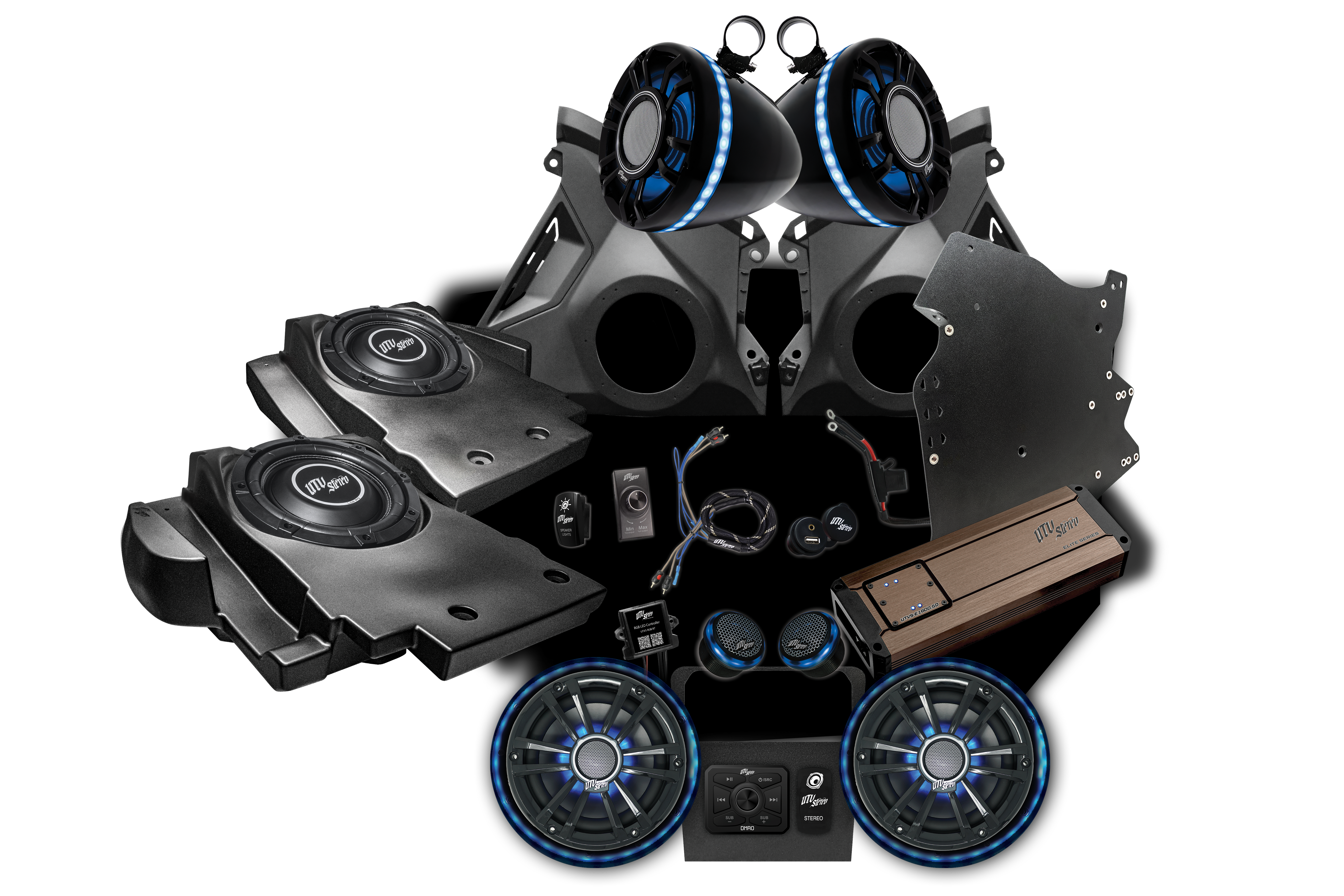 Can-Am® Maverick R Elite Series Stage 6 Stereo Kit | UTVS-R-S6-E