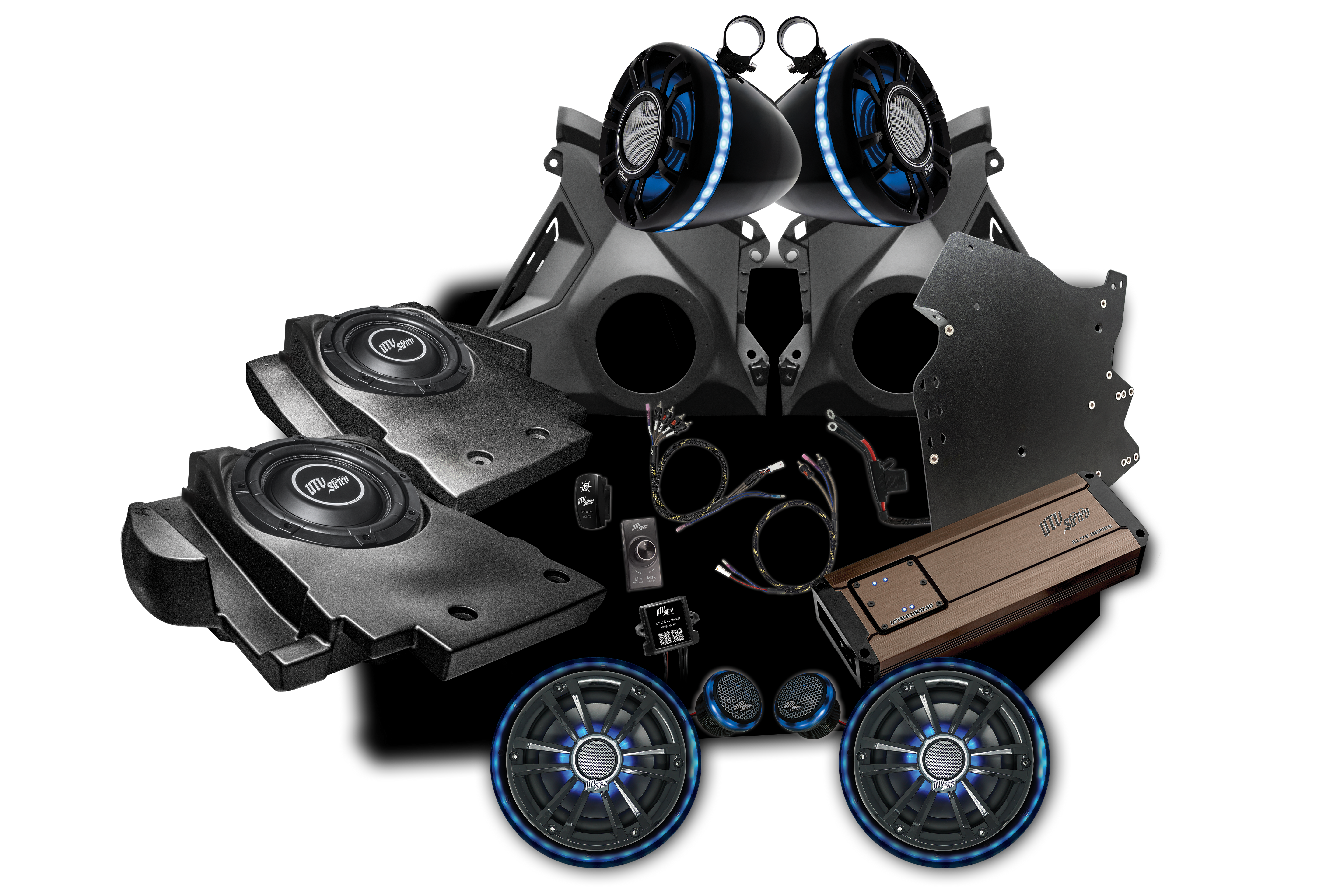 Can-Am® Maverick R BRP GO! Elite Series Stage 6 Stereo Kit | UTVS-R-S6-E-GO