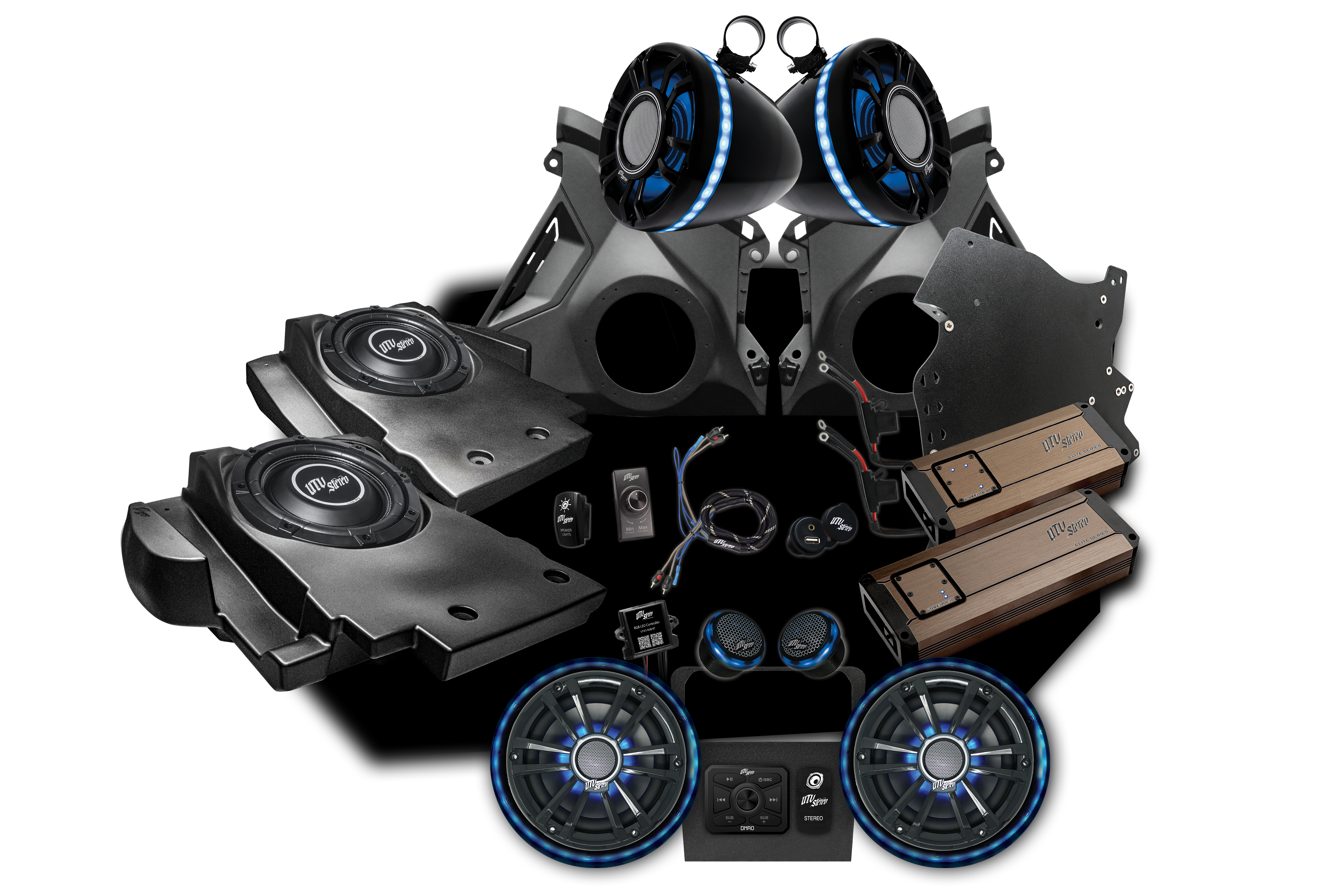 Can-Am® Maverick R Elite Series Stage 7 Stereo Kit | UTVS-R-S7-E