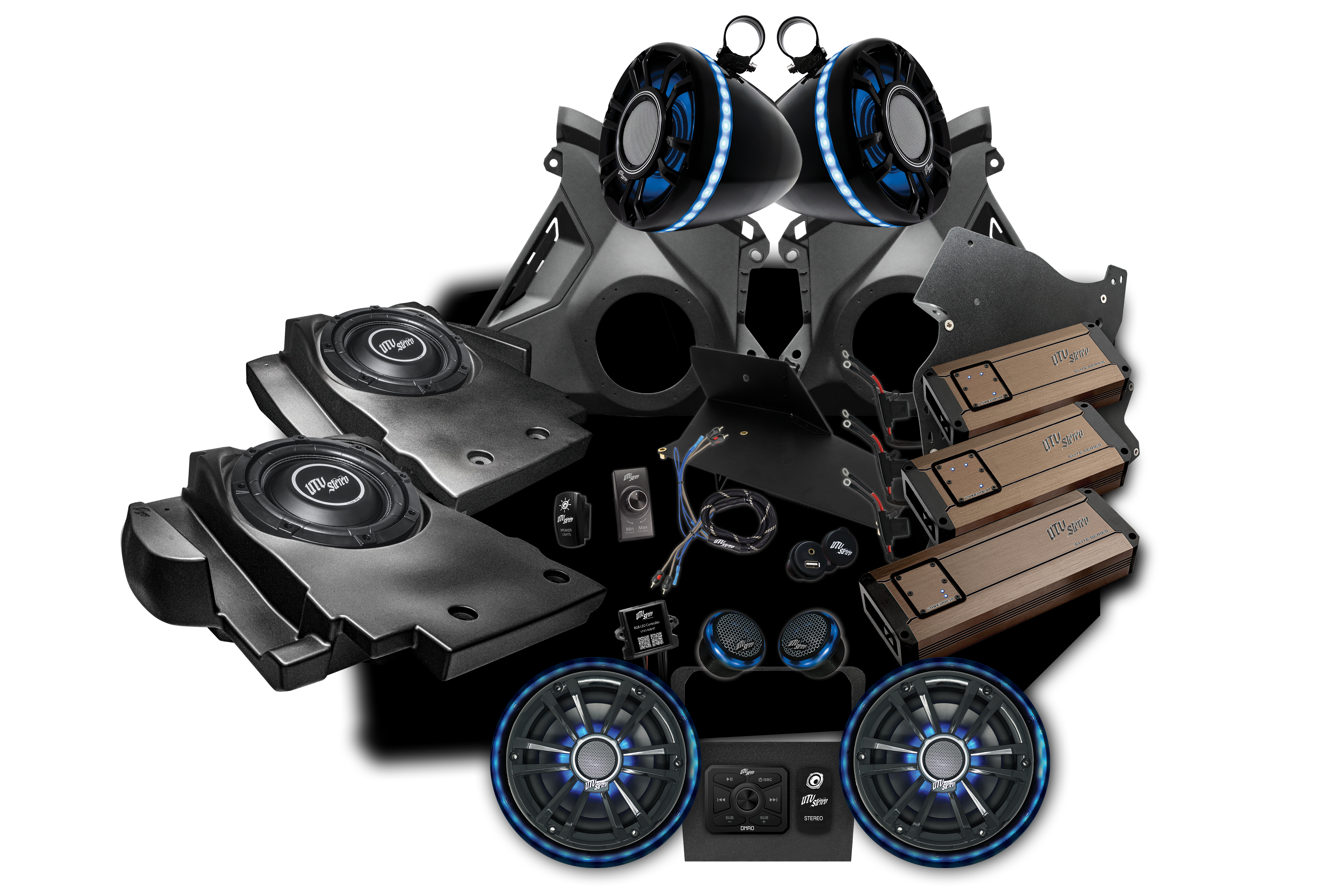 Can-Am® Maverick R Elite Series Stage 8 Stereo Kit | UTVS-R-S8-E