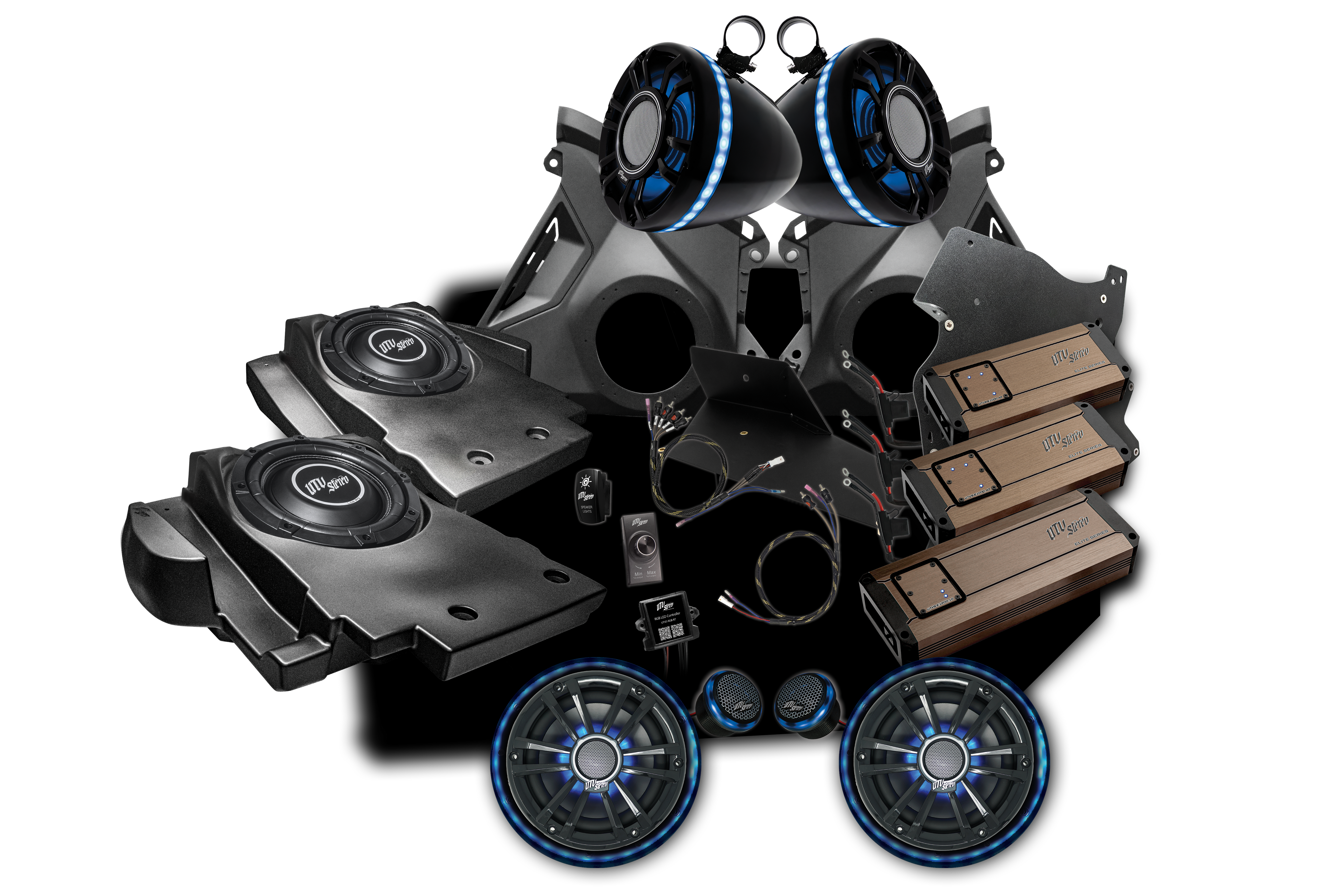 Can-Am® Maverick R BRP GO! Elite Series Stage 8 Stereo Kit | UTVS-R-S8-E-GO