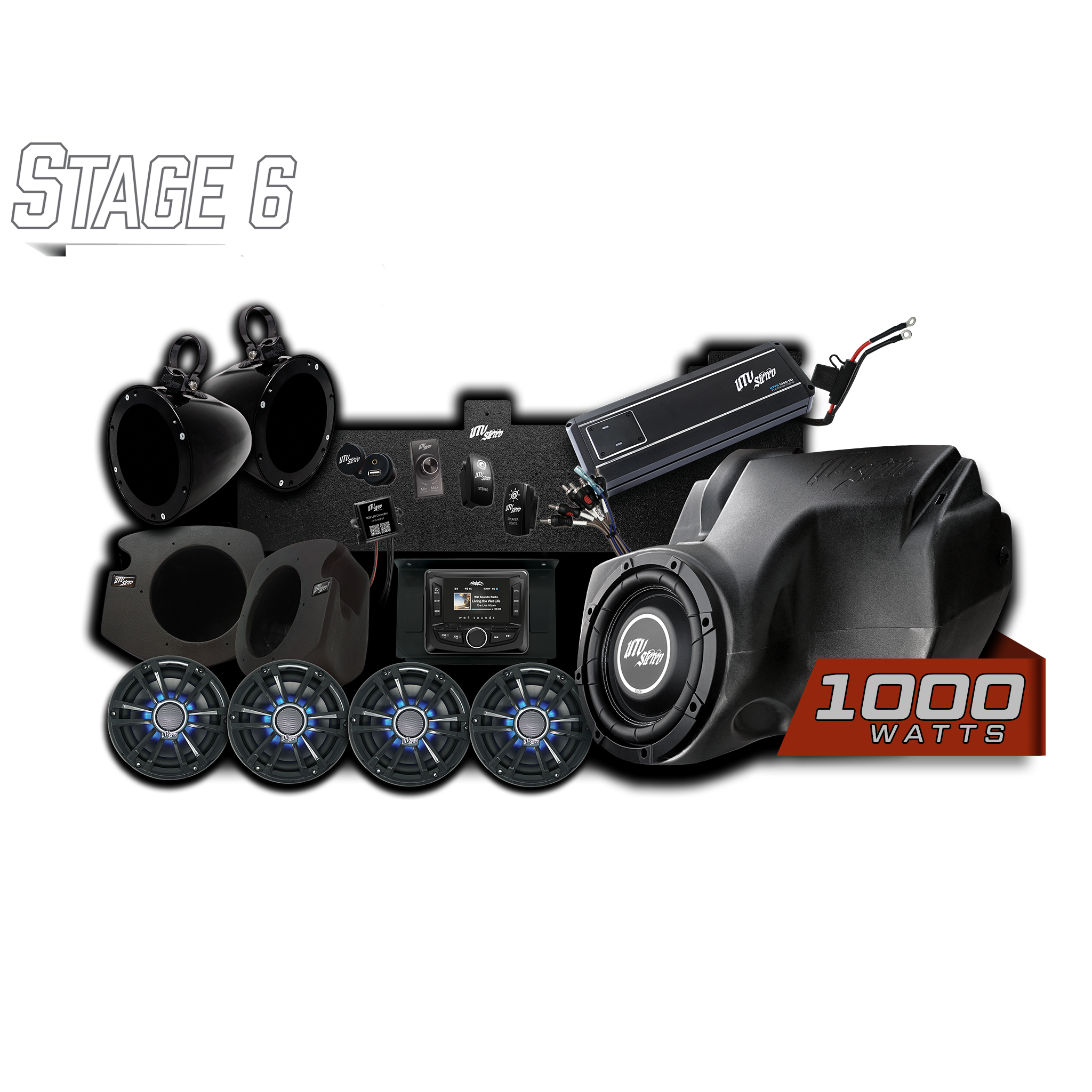 RZR® Signature Series Stage 6 Stereo Kit | UTVS-RZR-S6-S