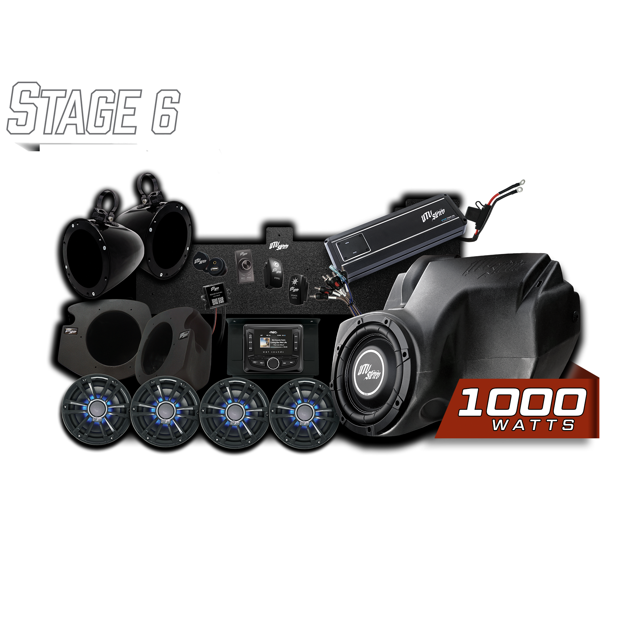 RZR® Signature Series Stage 6 Stereo Kit | UTVS-RZR-S6-S