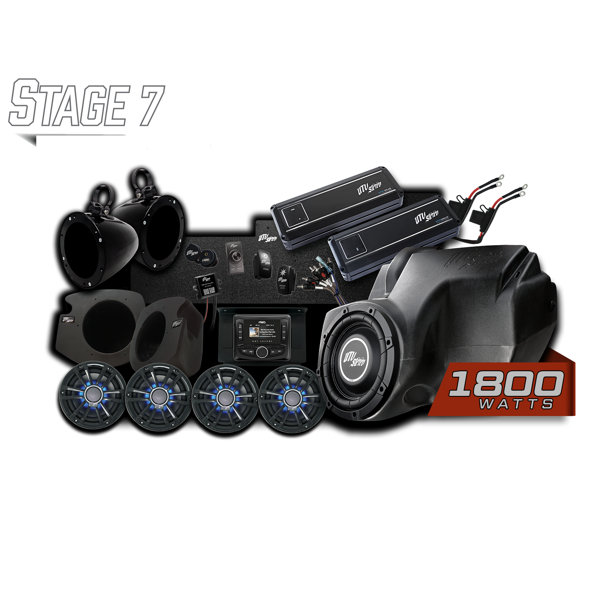 RZR® Signature Series Stage 7 Stereo Kit | UTVS-RZR-S7-S