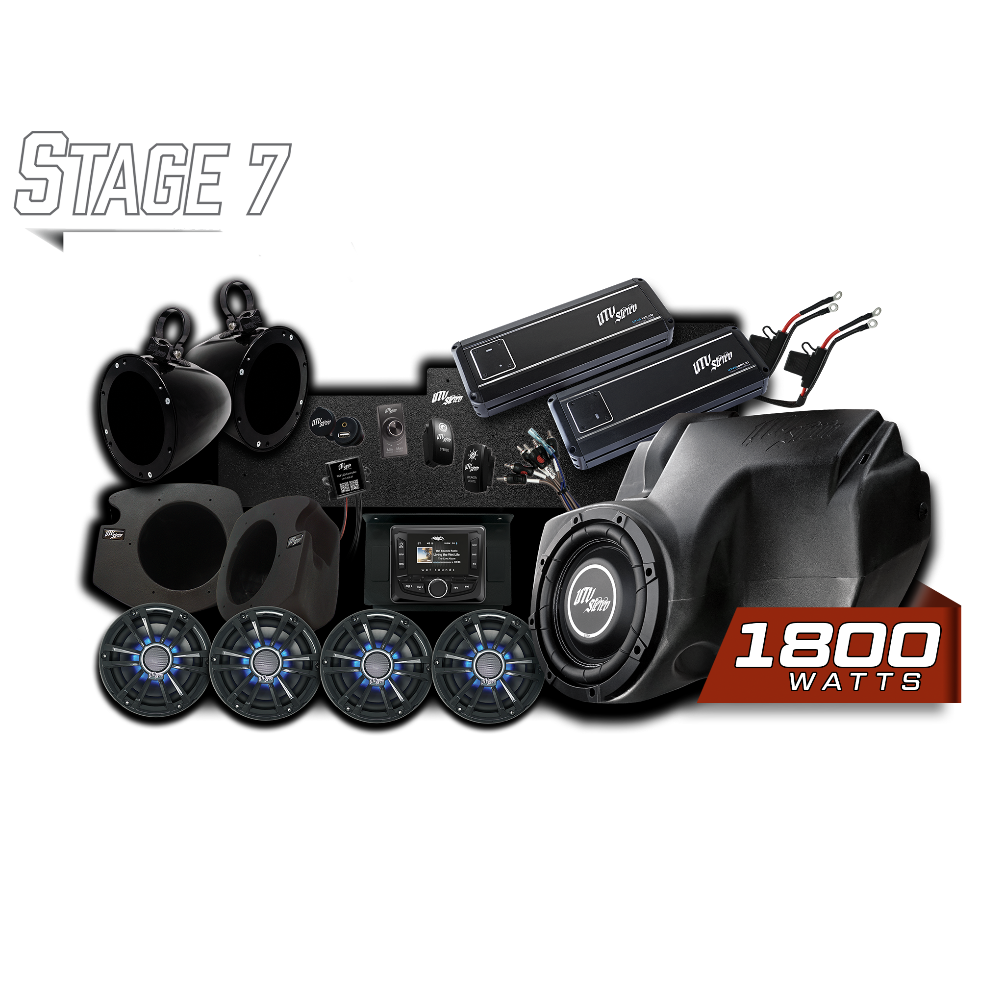 RZR® Signature Series Stage 7 Stereo Kit | UTVS-RZR-S7-S