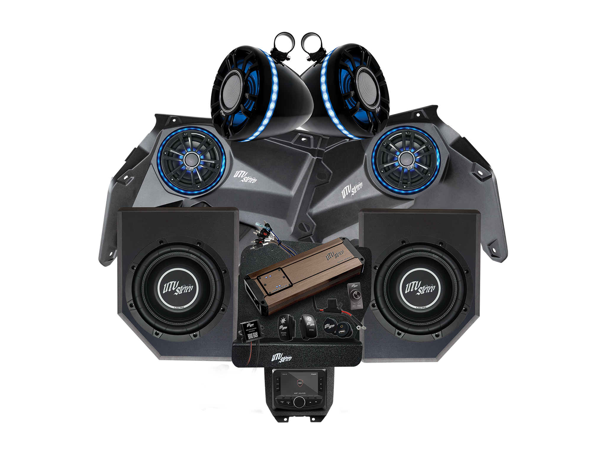 Can-Am® X3 Elite Series Stage 6 Stereo Kit | UTVS-X3-S6-E