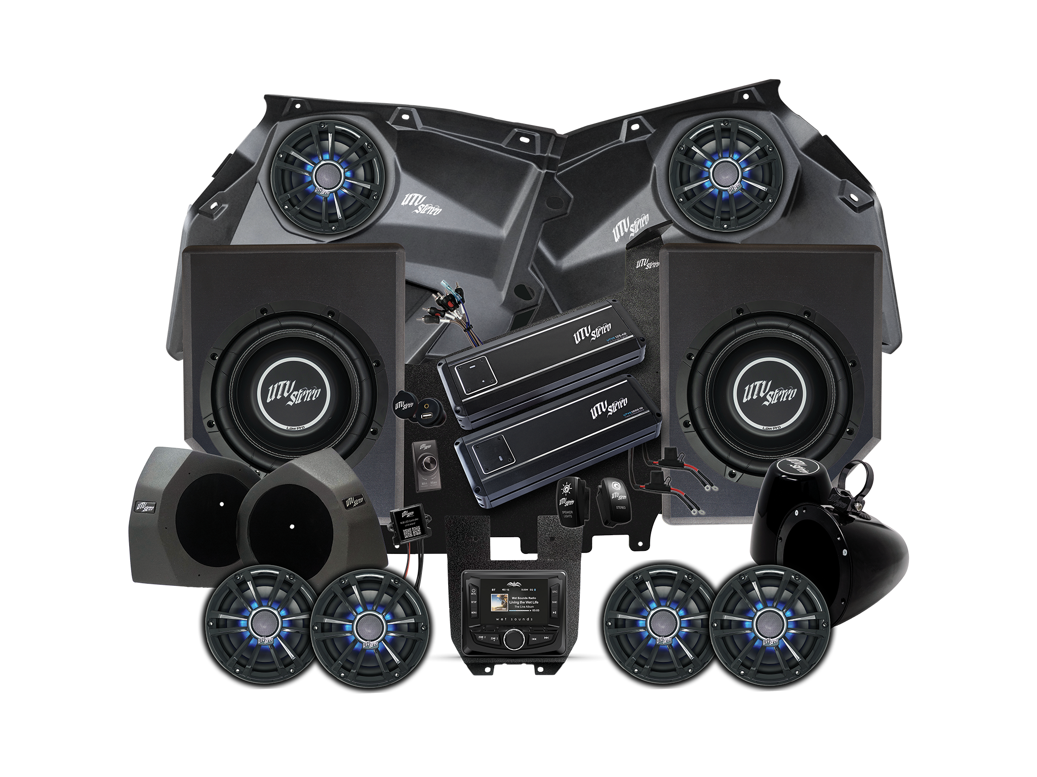 Can-Am® X3 Signature Series Stage 7 Stereo Kit | UTVS-X3-S7-S