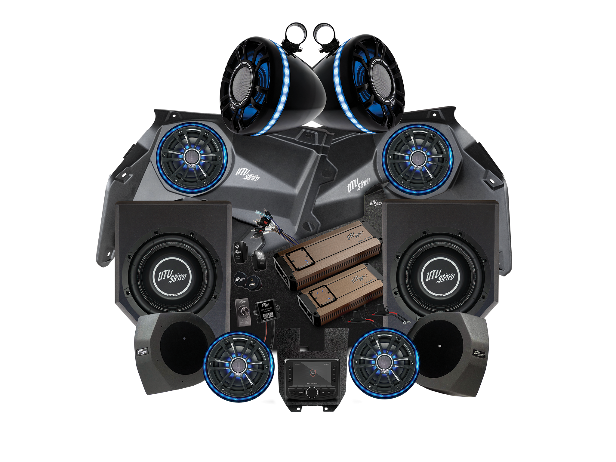 Can-Am® X3 Elite Series Stage 7 Stereo Kit | UTVS-X3-S7-E