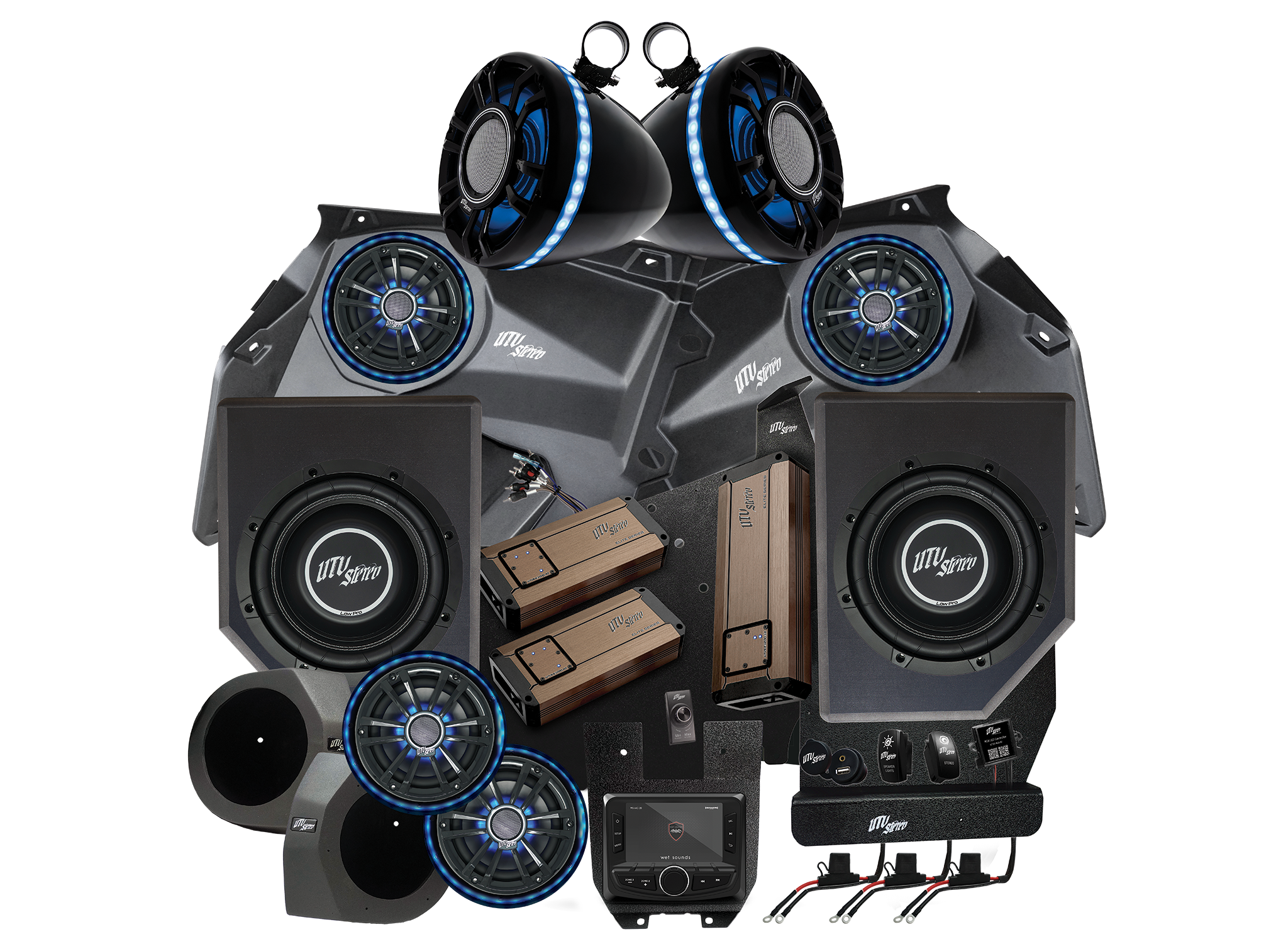 Can-Am® X3 Elite Series Stage 8 Stereo Kit | UTVS-X3-S8-E