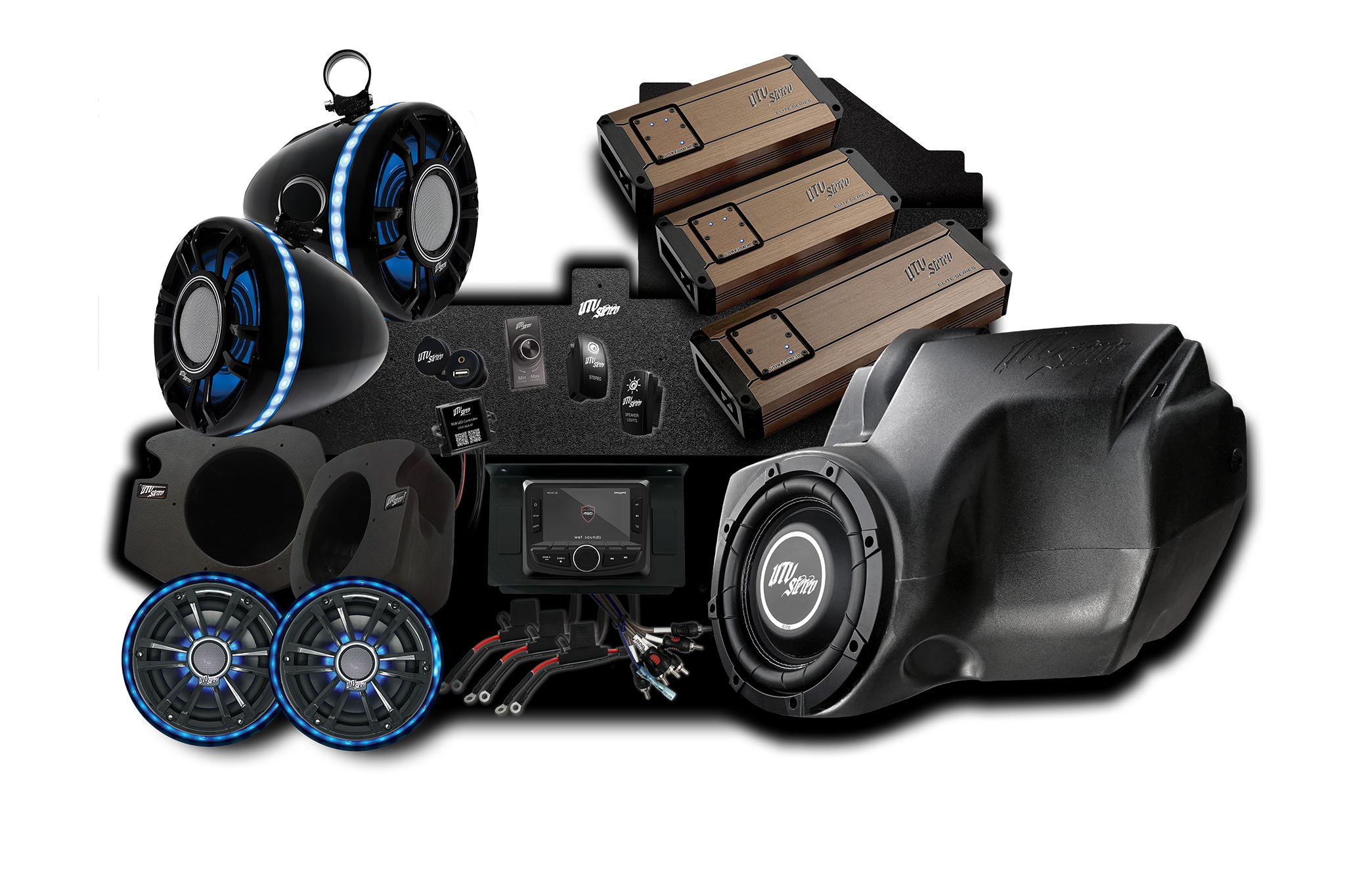 RZR® Elite Series Stage 8 Stereo Kit | UTVS-RZR-S8-E