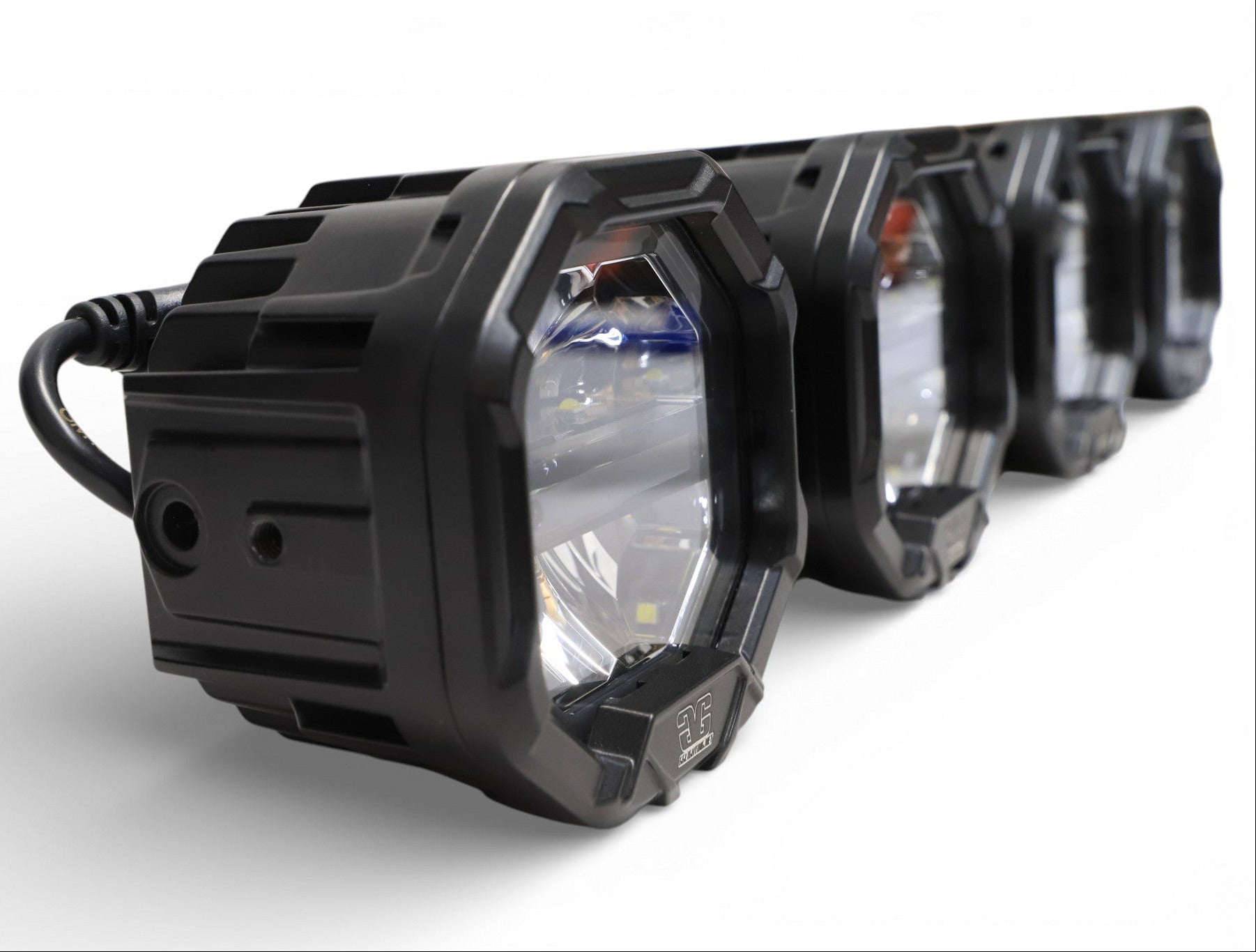10 Light U-Con Interlocking Off Road LED Pod With Amber or White DRL Running Light