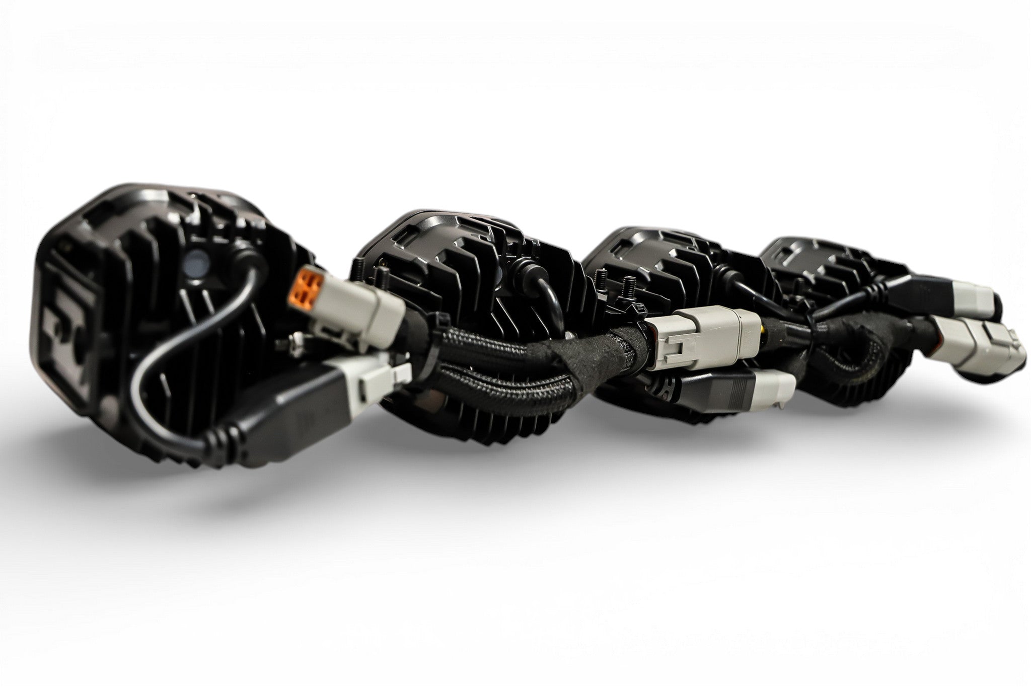 8 Light U-Con Interlocking Off Road LED Pod With Amber or White DRL Running Light