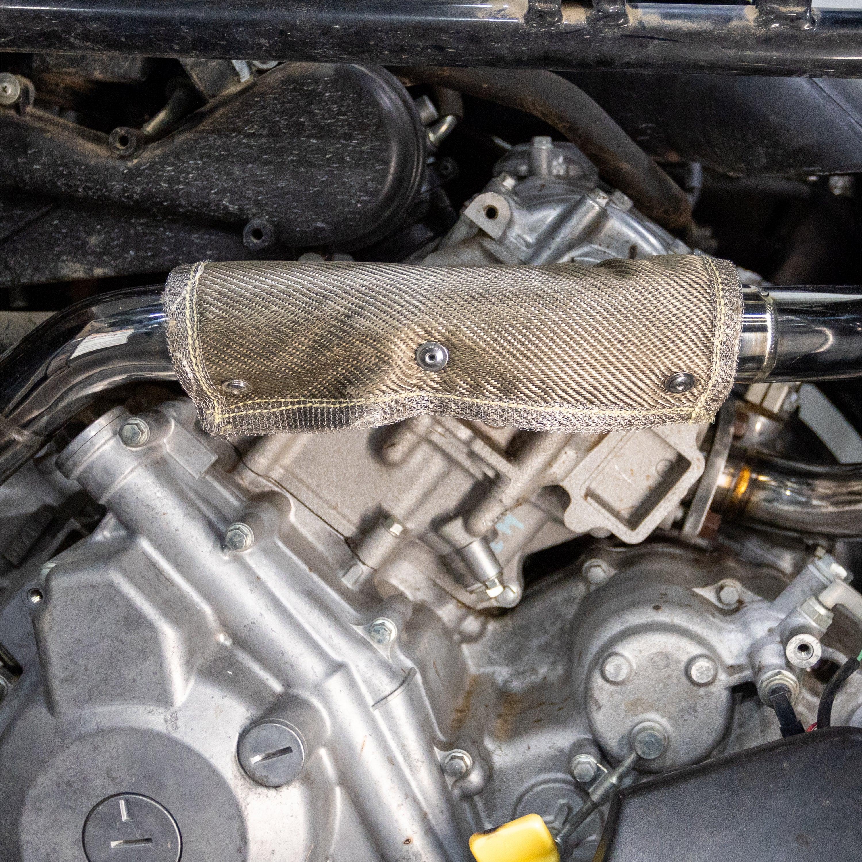 RPM Universal Clamp On Heat Shield Blanket / Exhaust Shield