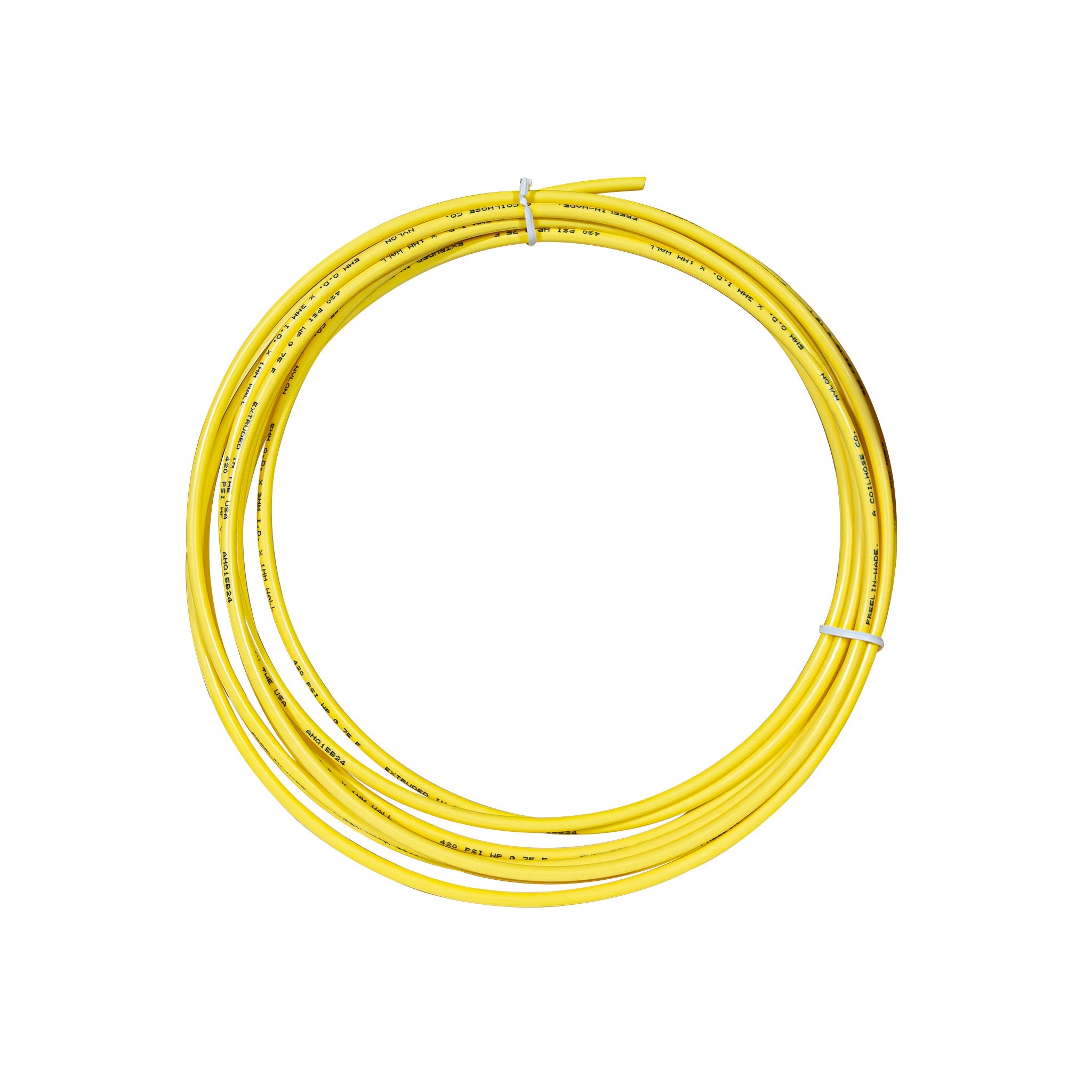 Yellow 1/4" Air Line - 20 ft for OX Locker Air Lockers
