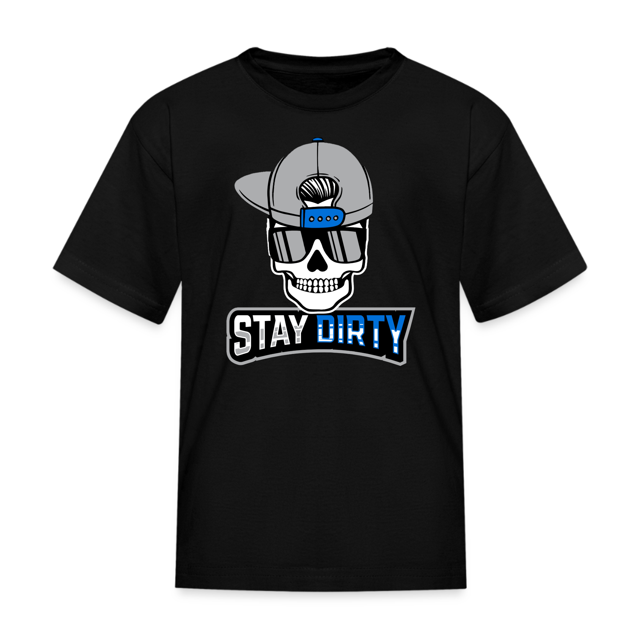 Boys Skull - Stay Dirty - Toddler & Youth Shirt
