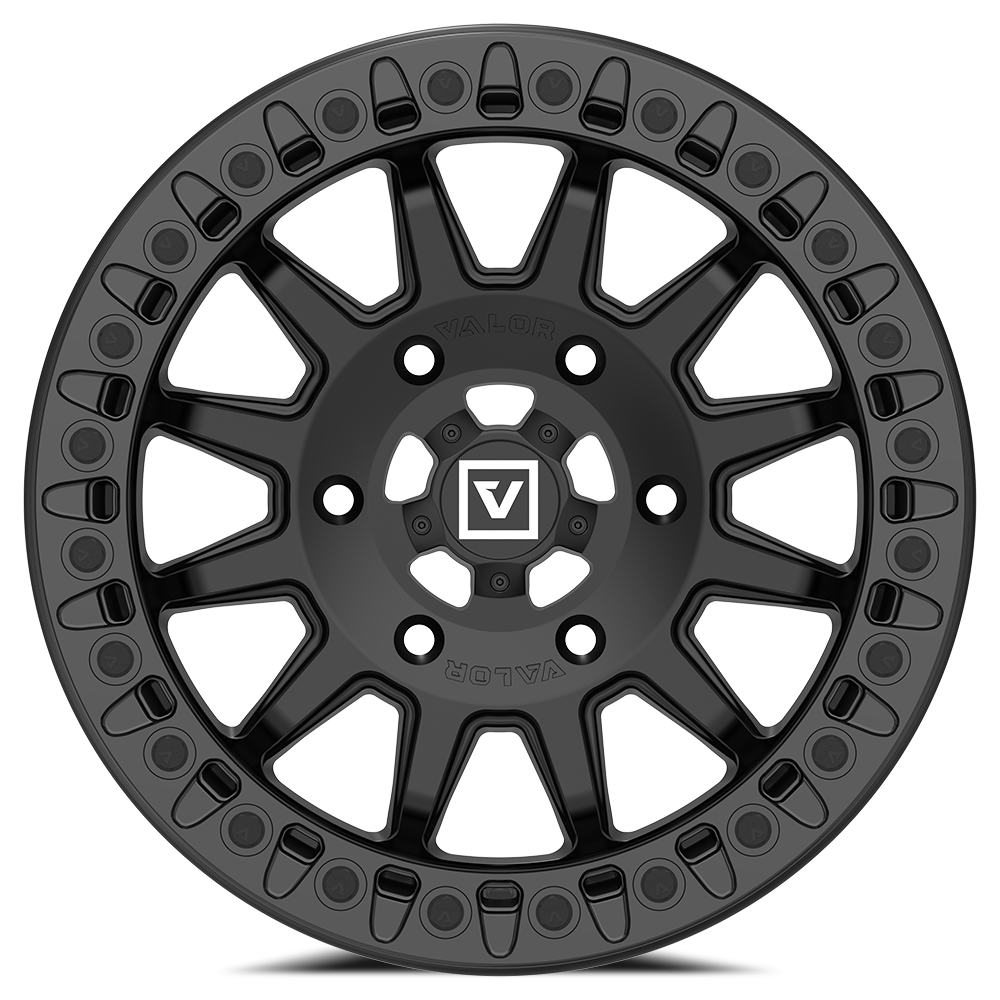 V09 BEADLOCK 15X7 +40 6X139.7 SATIN BLACK