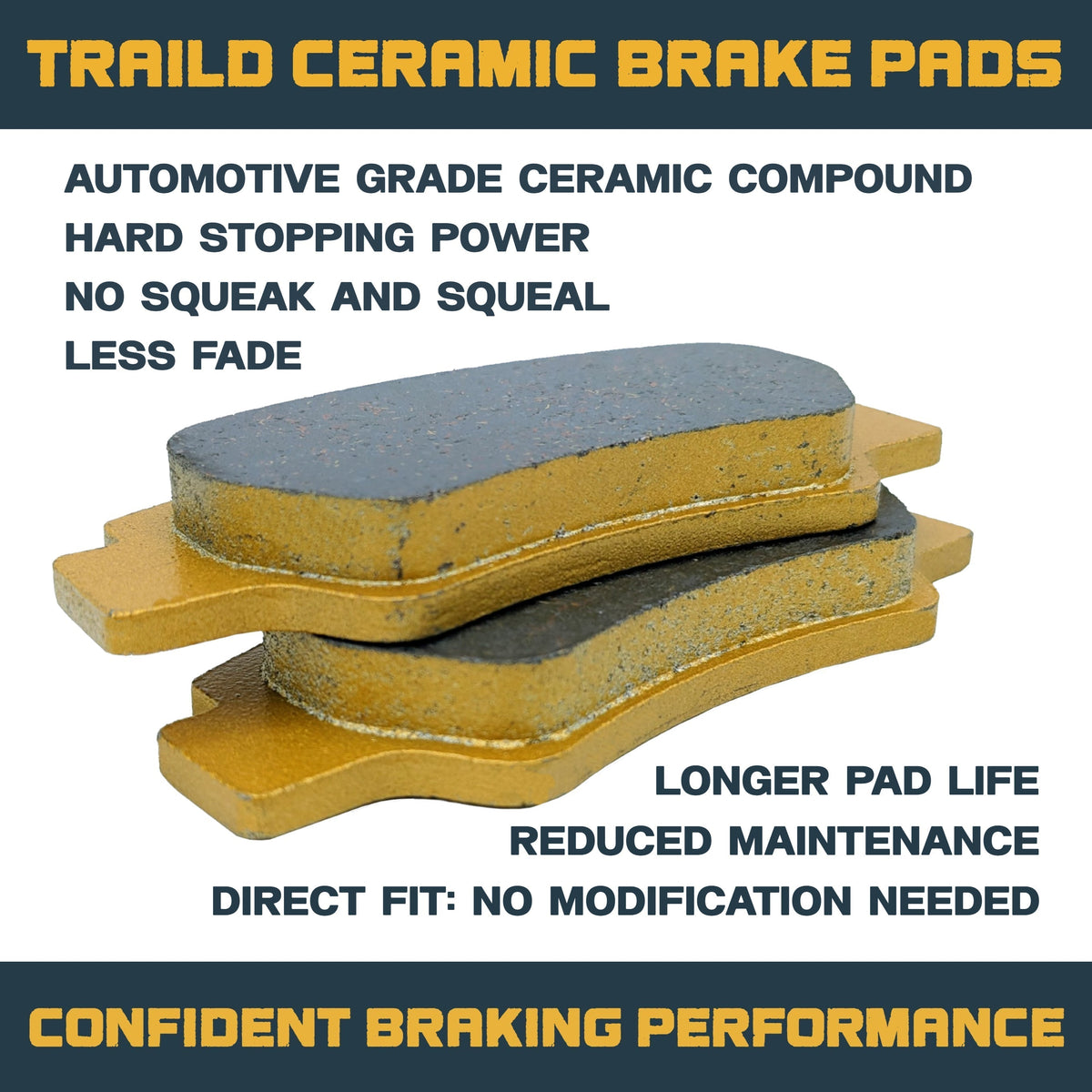 Suzuki RMZ250/RMX450/RMZ450 2004-2026 Ceramic Brake Pad Set