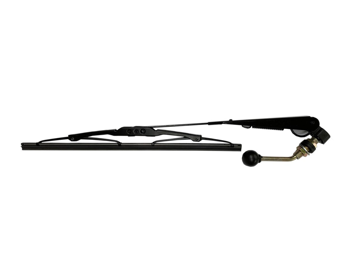 Black Vented Glass Windshield for RZR 900, 1000, Turbo with Wiper