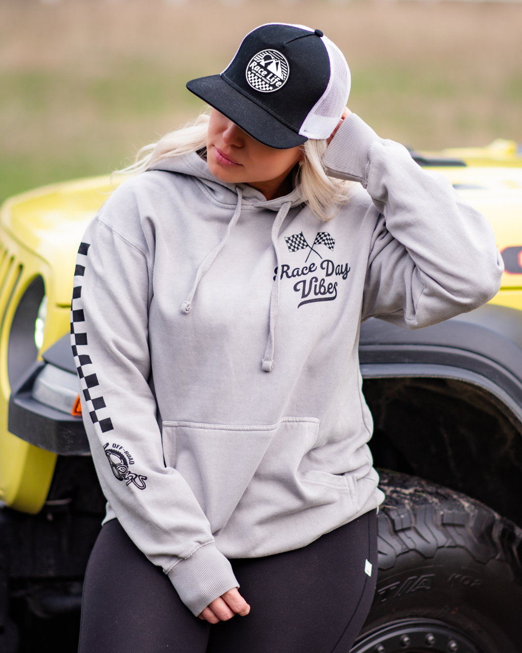 Race Day Vibes Unisex Pullover Hoodie