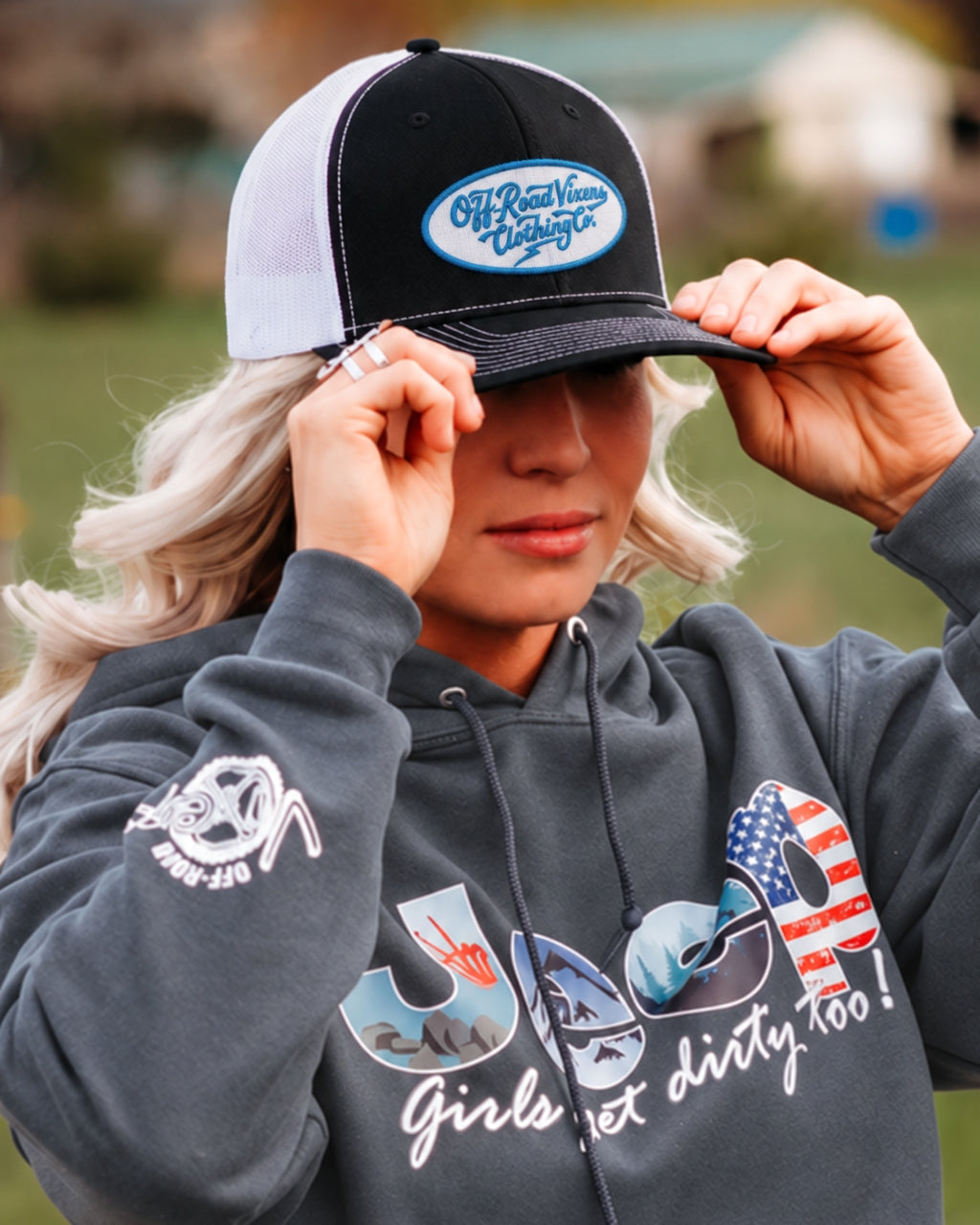 No Fear Trucker Hat - Blue