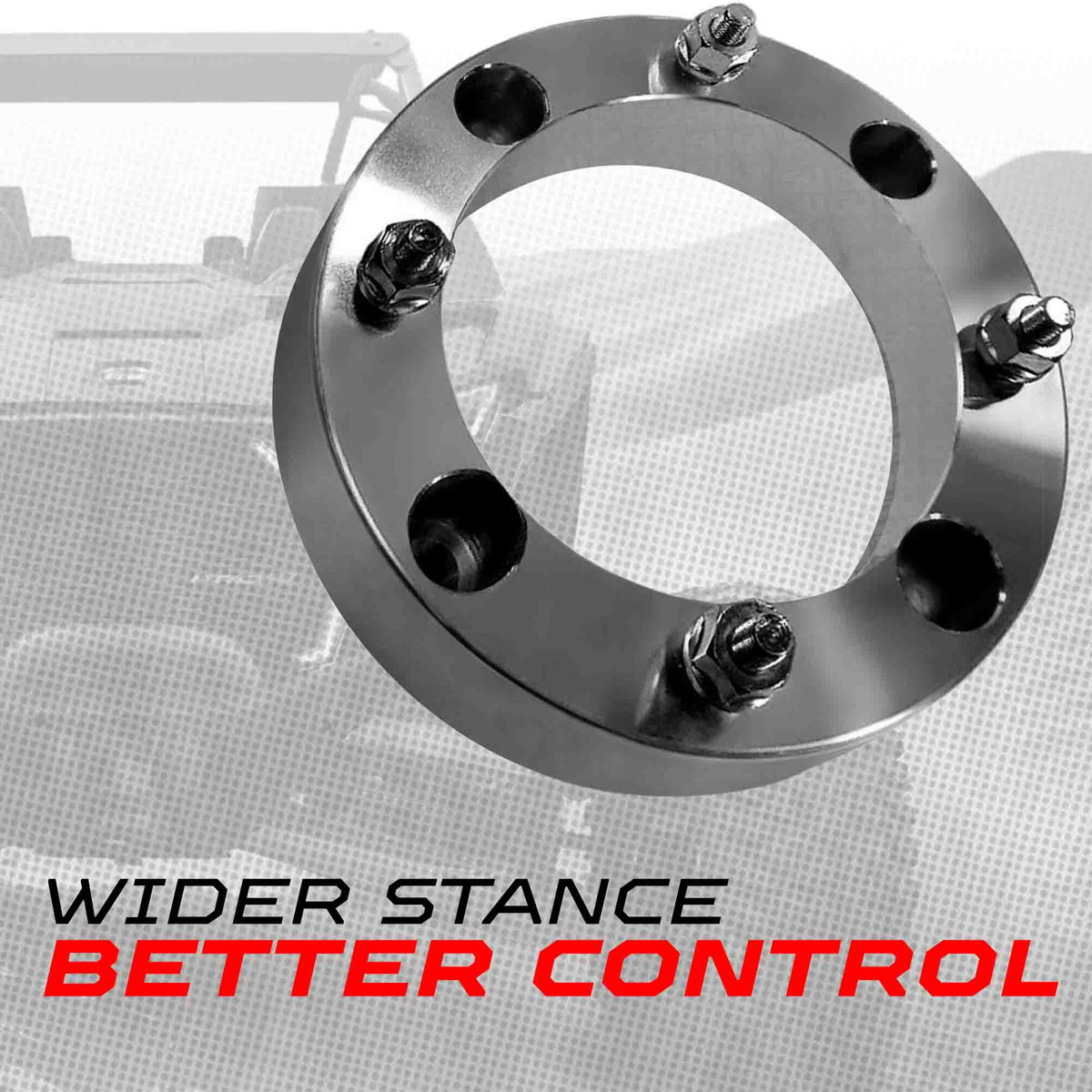 4x156 Wheel Spacer 12x1.5 Studs 1.5"
