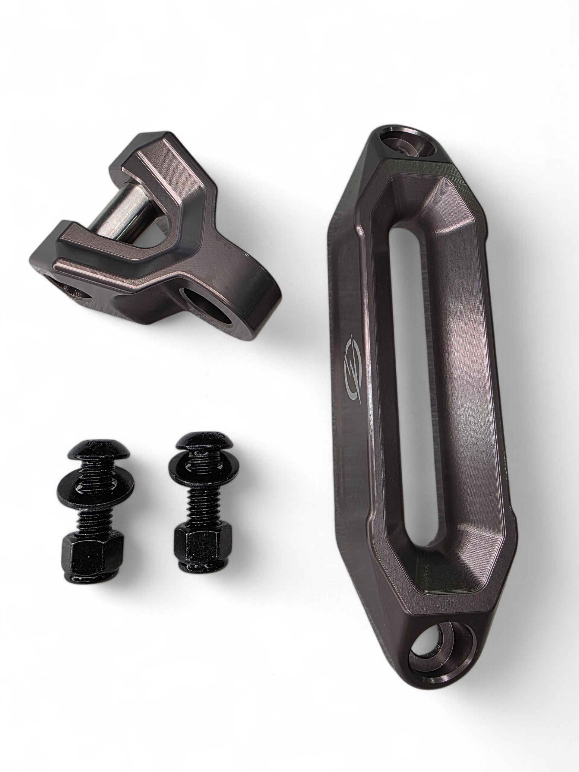 Elektric Offroad Designs UTV Winch Fairlead and Hook (Gunmetal)
