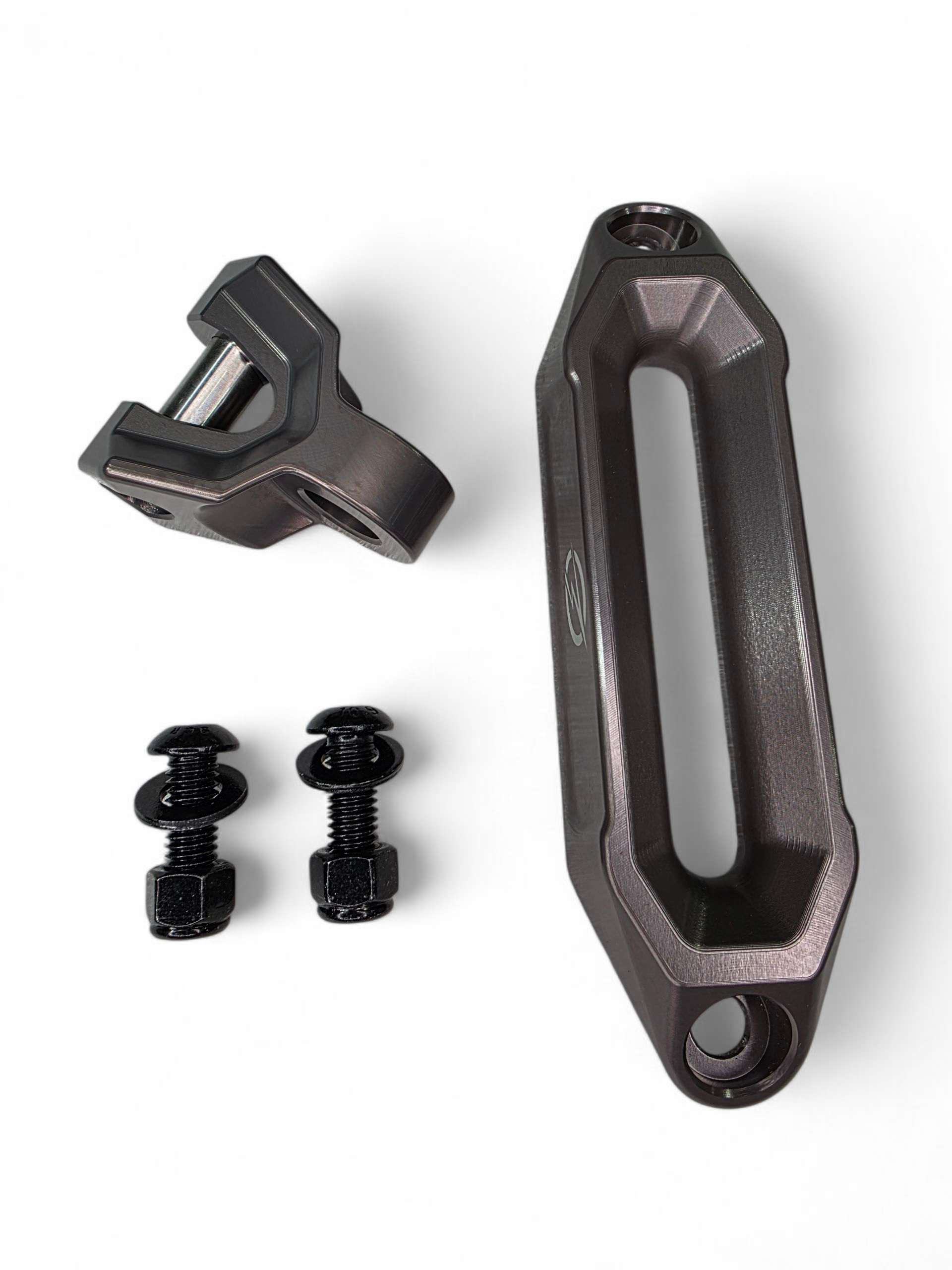Elektric Offroad Designs UTV Winch Fairlead and Hook (Gunmetal)