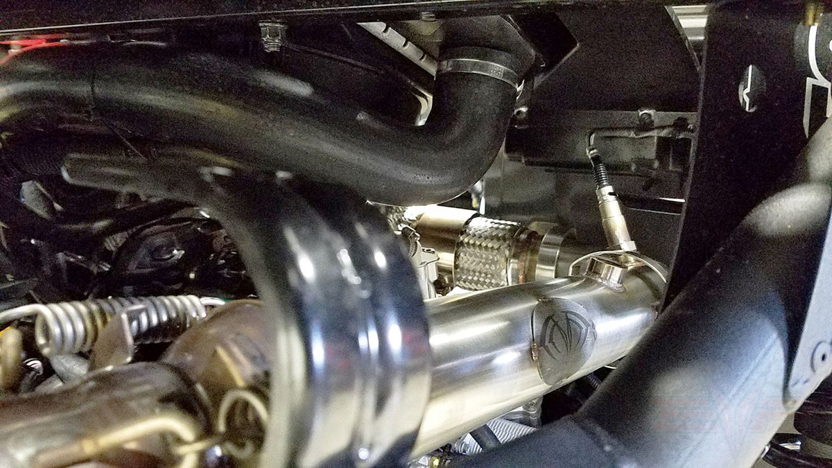 Evolution Powersports - Exhaust - 2017+ Can-Am Maverick X3 Turbo Race Bypass Pipe