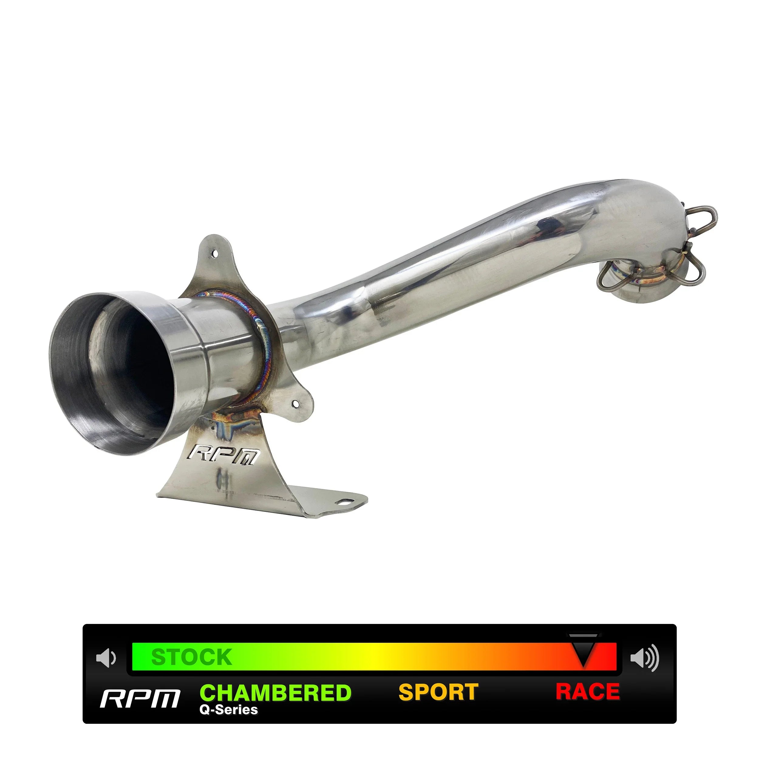 RPM Can-Am X3 Muffler Delete " Slip On " Exhaust Race Pipe