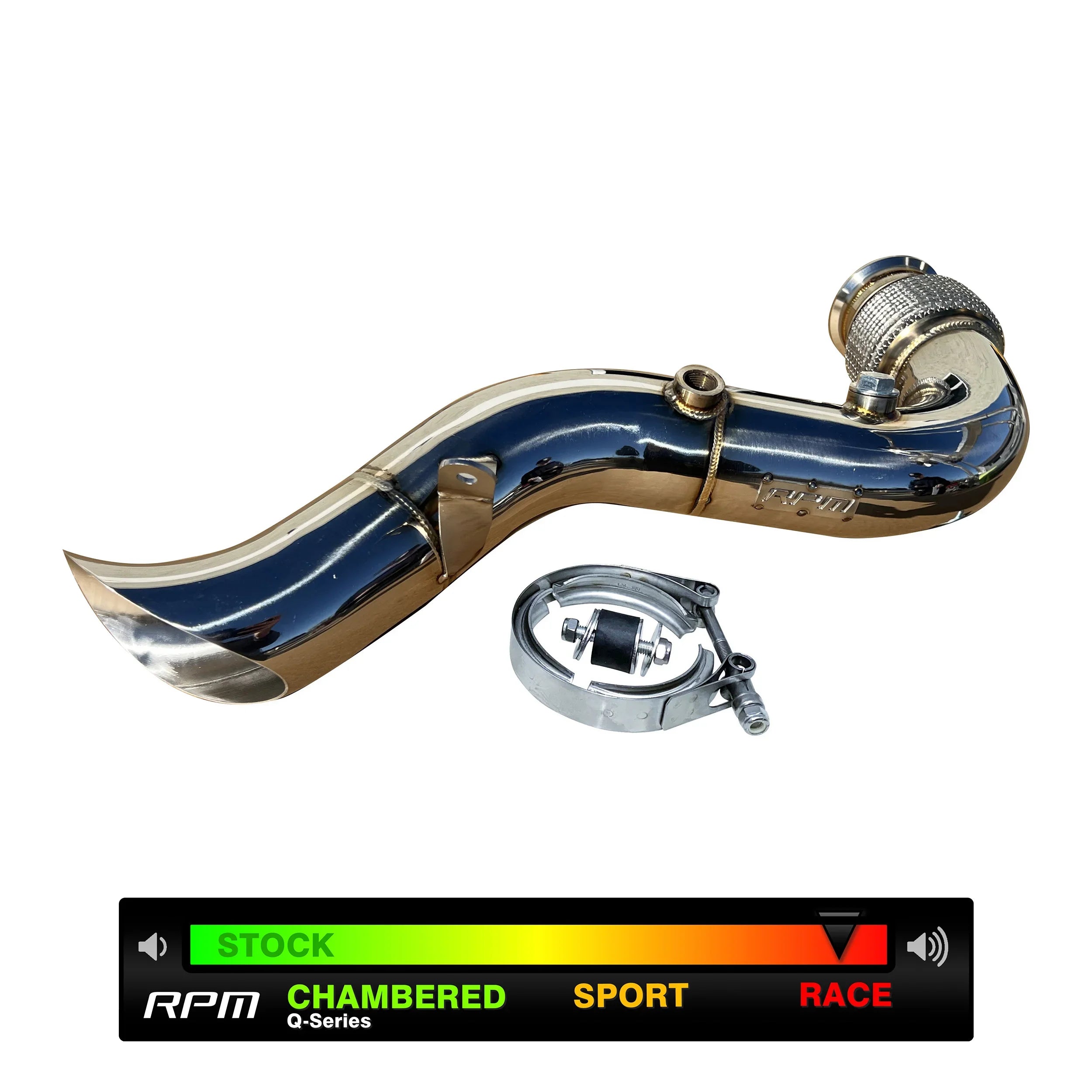 RPM Can-Am X3 Turbo Back 3" Full Race / Drag Pipe