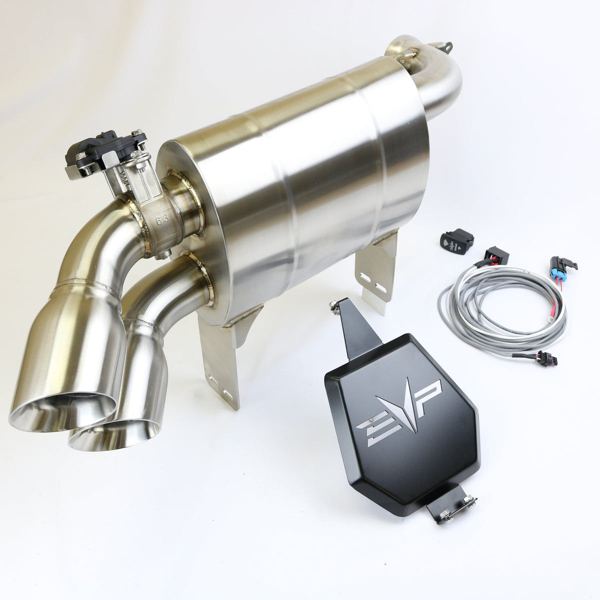 Evolution Powersports - Exhaust - Can-Am Maverick X3 Captain's Choice Electric Cut Out Exhaust