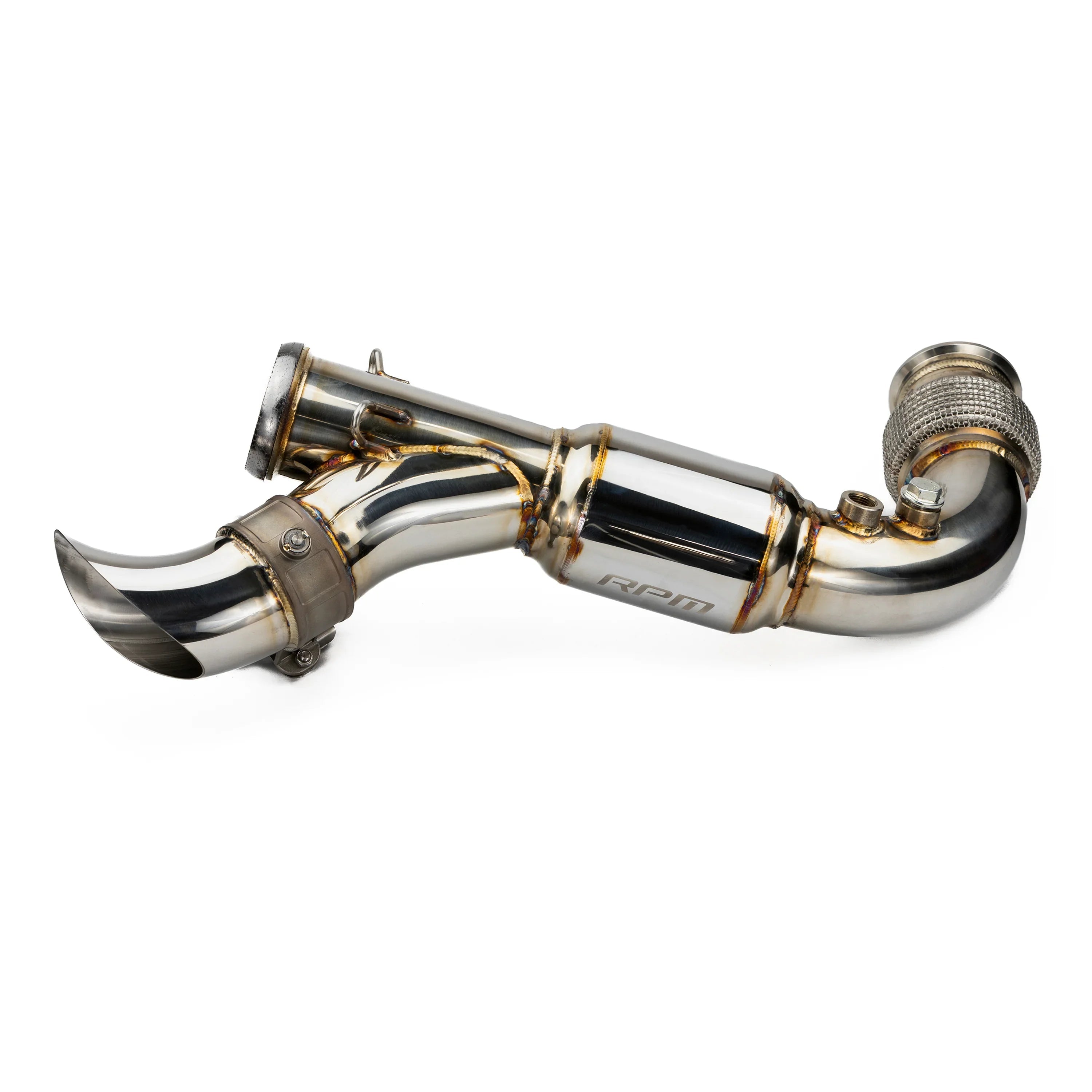 RPM X3 FULL 3" Exhaust Monster Core Muffler & Mid Pipe Can Am Maverick X3 Turbo, R, & RR 2017-2025