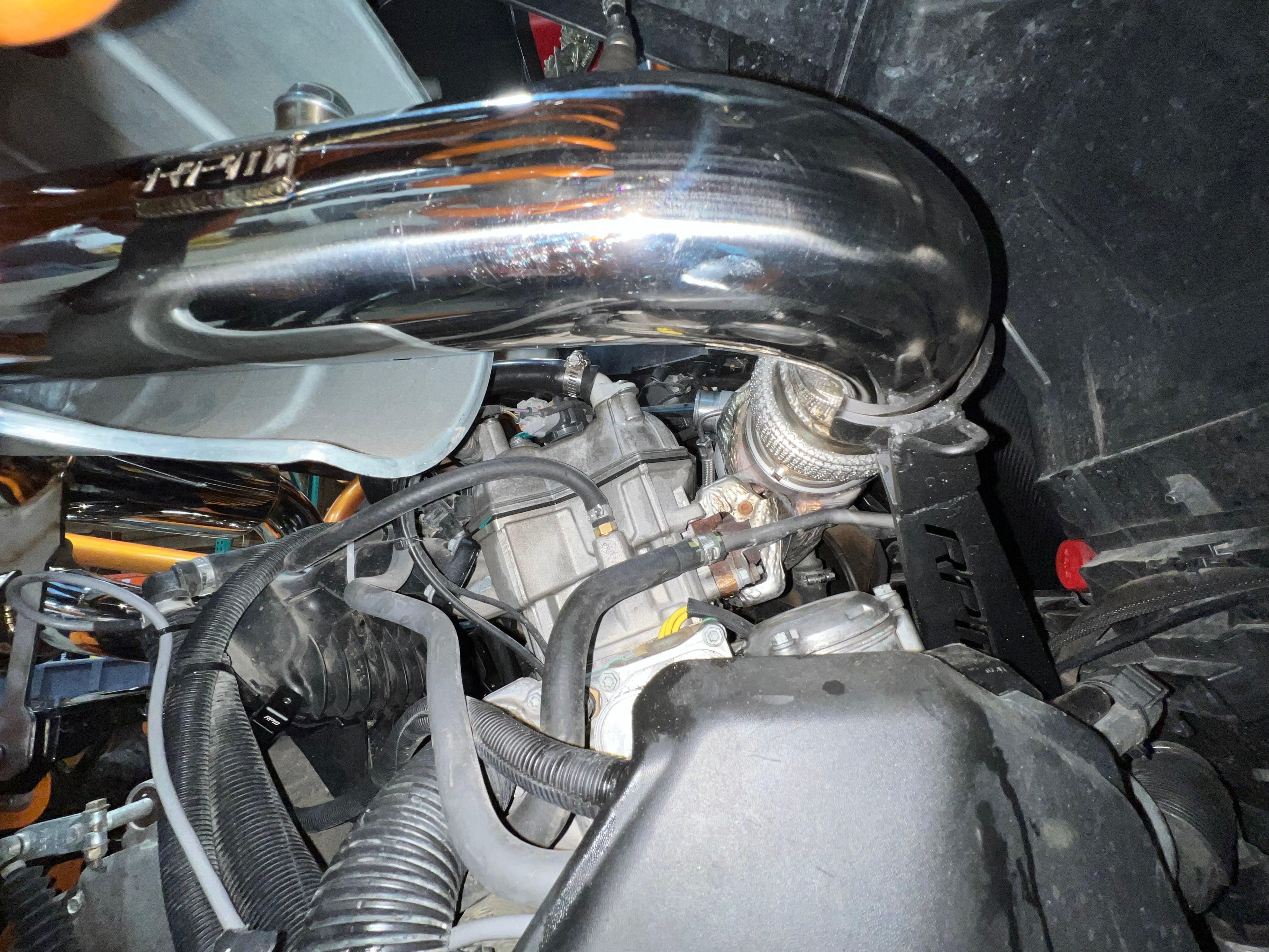 RPM SxS X3 FULL 3" Exhaust Monster Core Muffler & Mid Pipe Can Am Maverick X3 Turbo, R, & RR 2017-2024 - RPM SXS