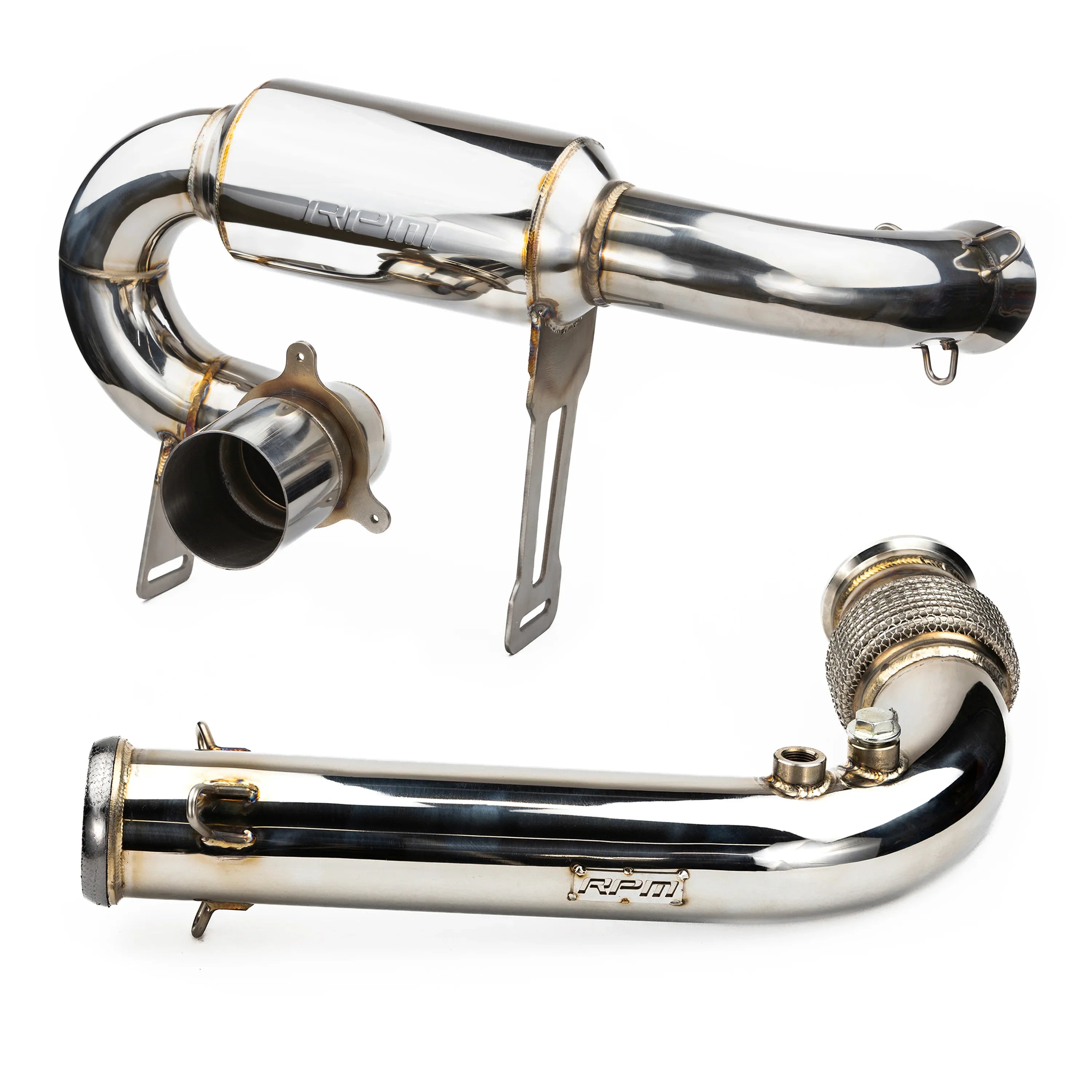 RPM X3 FULL 3" Exhaust Monster Core Muffler & Mid Pipe Can Am Maverick X3 Turbo, R, & RR 2017-2025