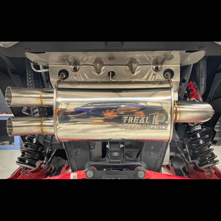 Treal Performance | 2016-2021 Polaris RZR XP Turbo / Turbo S "Slip On" Exhaust System
