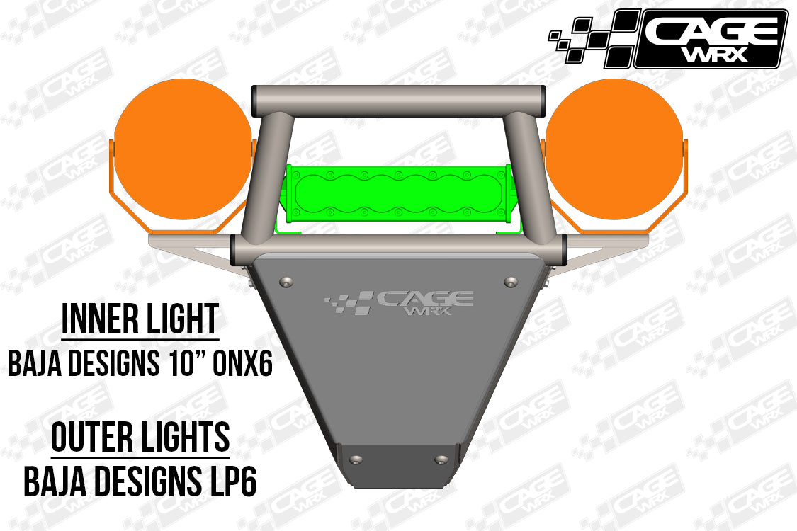 Polaris RZR Turbo S Front Bumper | Assembled