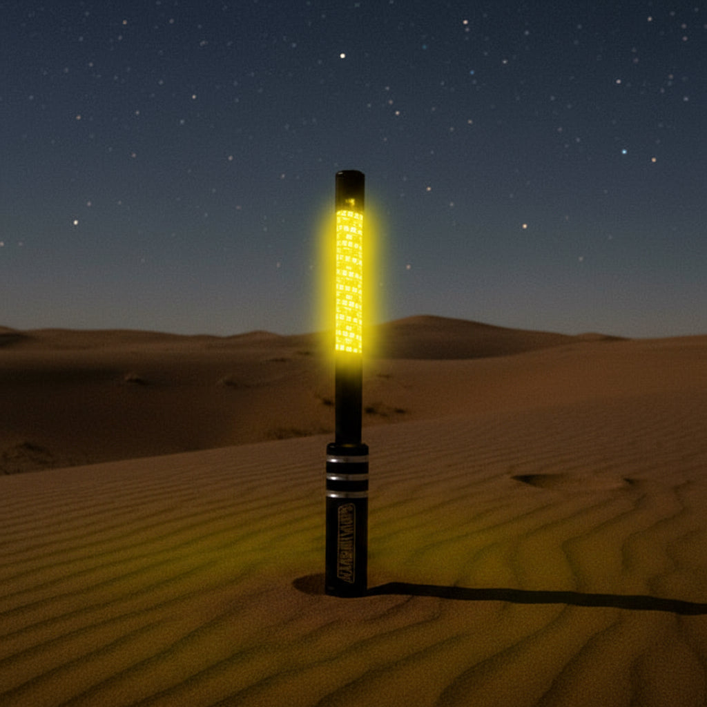 Marshin Whips V2 Black Out LED Whip | Single Stealth Off-Road Light