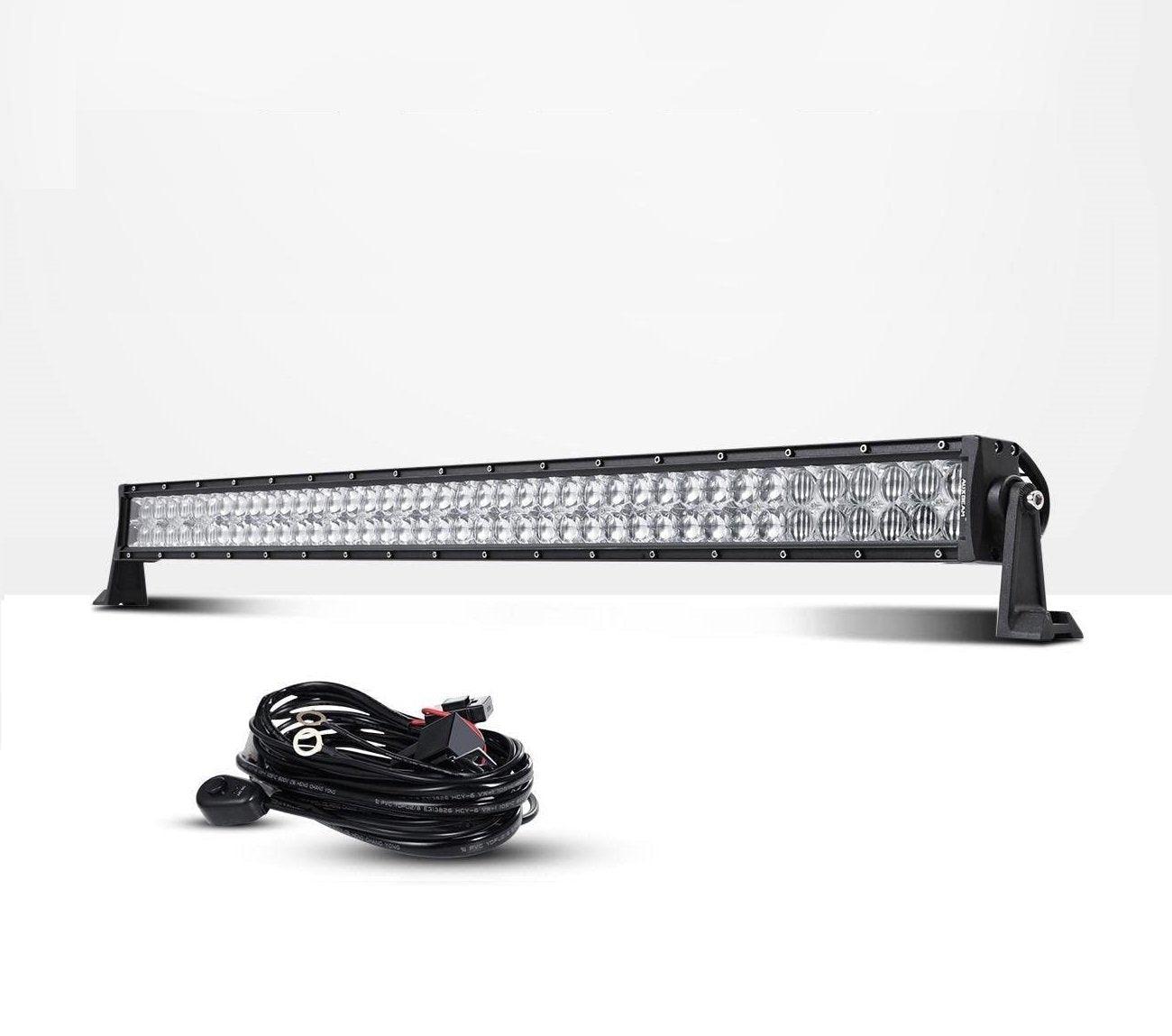 22 Inch-52 Inch 5D Series Straight/Curved Combo Beam Double Row LED Light Bar for 2004 Toyota Tacoma