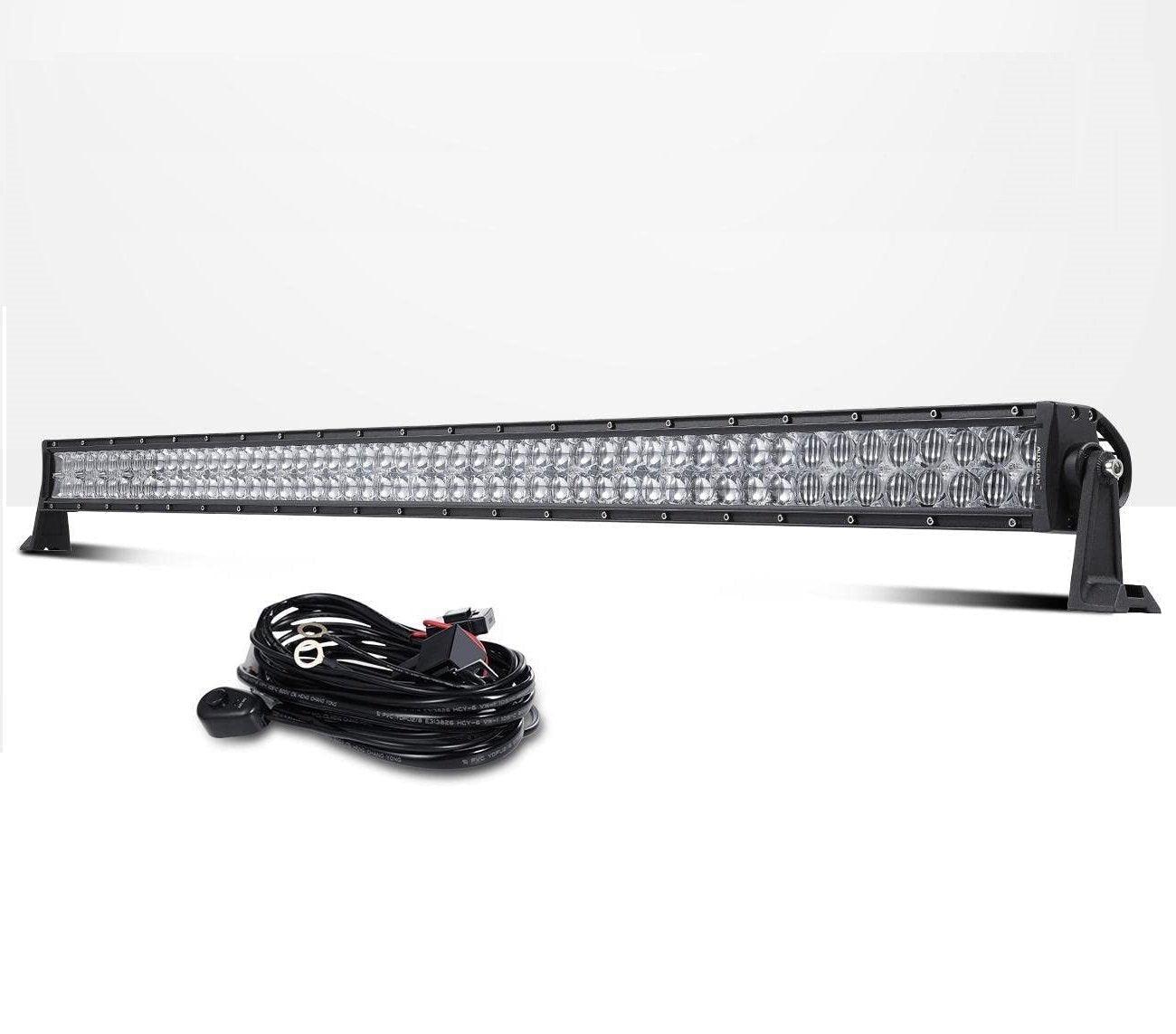22 Inch-52 Inch 5D Series Straight/Curved Combo Beam Double Row LED Light Bar for Ford Bronco