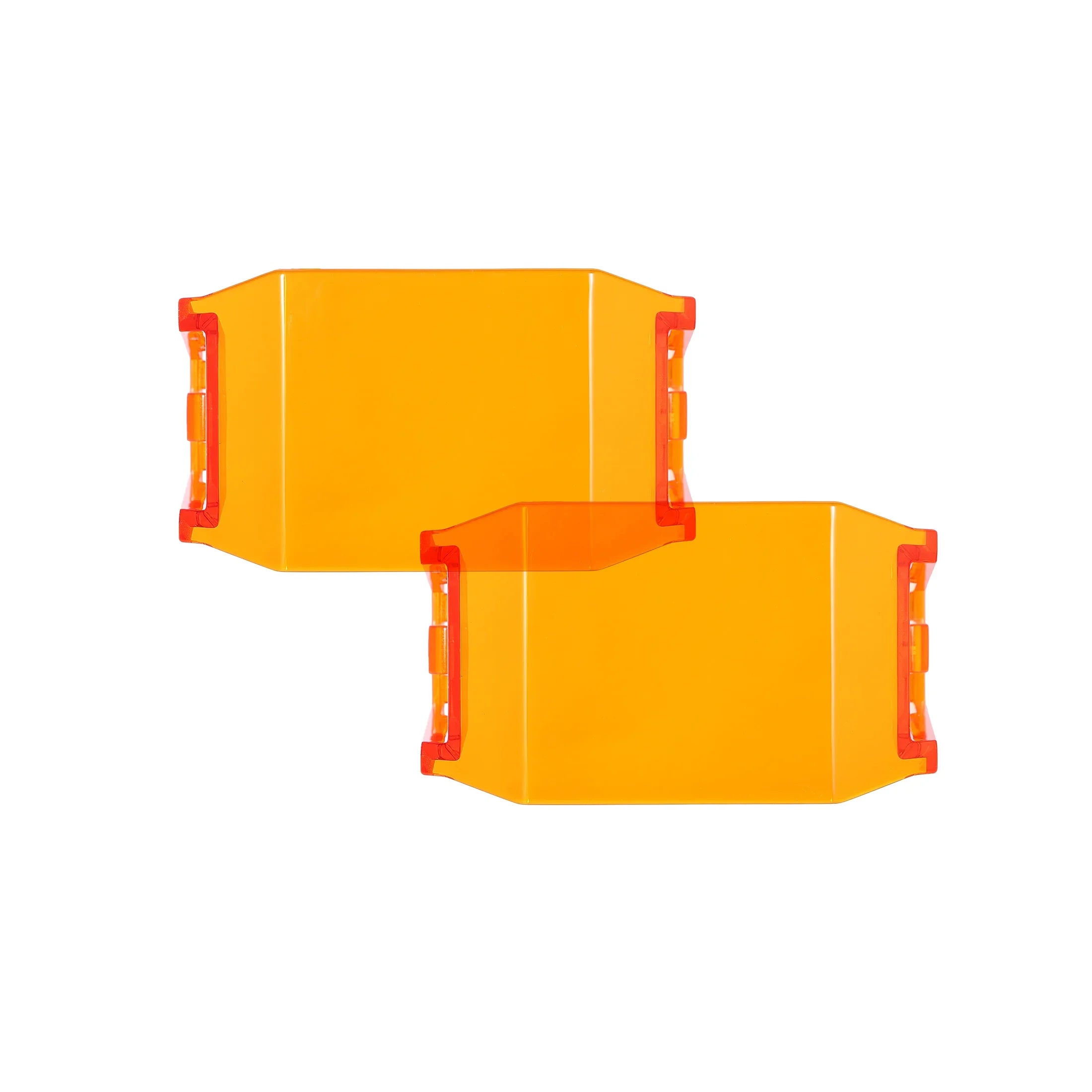 V-MAX Series | 4 Inch 92W 8960LM Spot Beam Side Shooter LED Round Pod Lights with Amber DRL