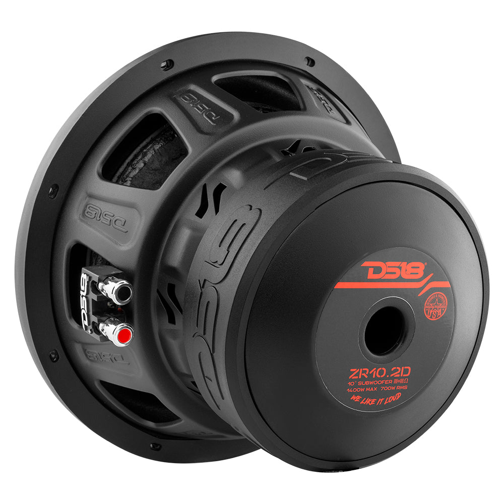 ZR 10" Subwoofer 700 Watts Rms DVC 2-Ohm
