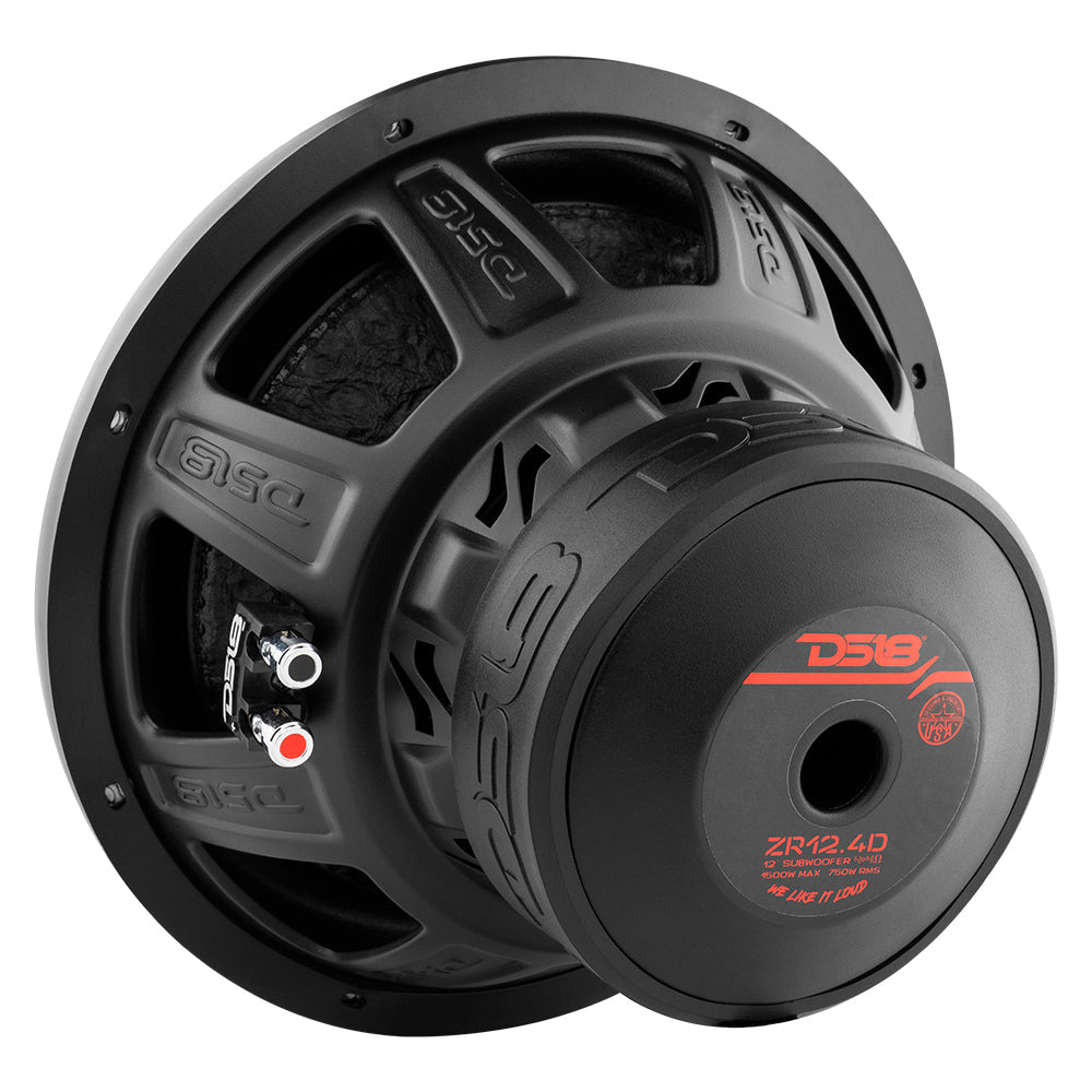 ZR 12" Subwoofer 750 Watts Rms DVC 4-Ohm