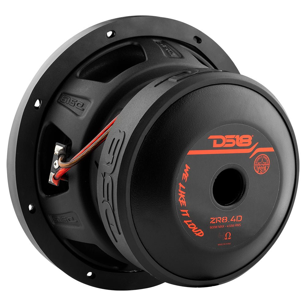 ZR 8" Subwoofer 450 Watts Rms DVC 4-Ohm