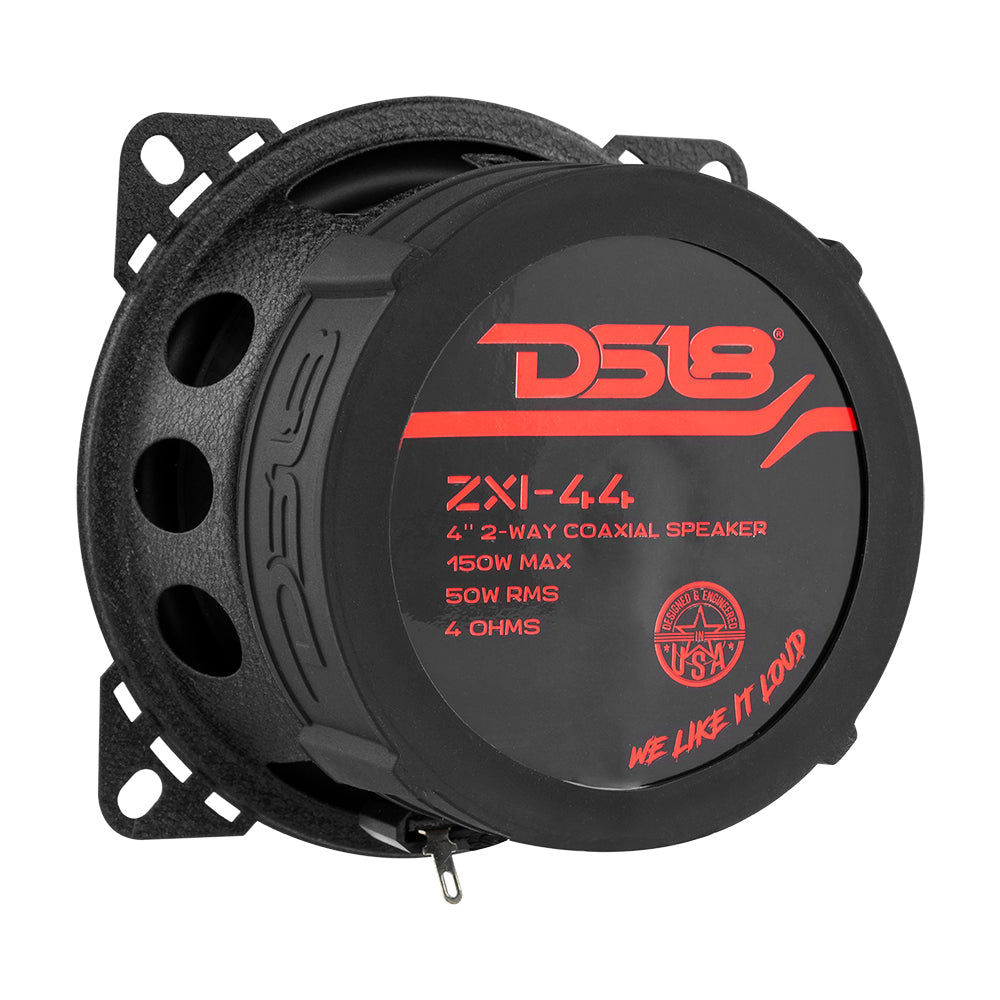 ZXI 4" 2-Way Coaxial Speakers with Kevlar Cone 50 Watts Rms 4-Ohm