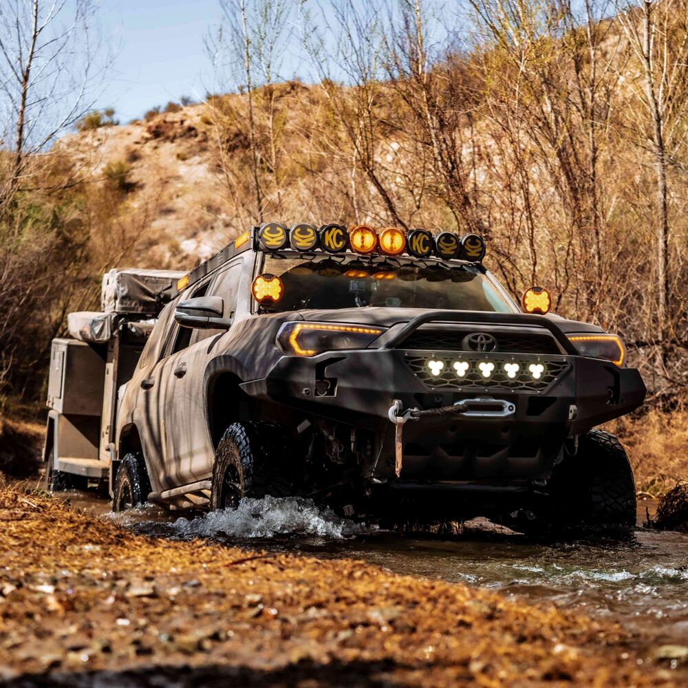 Bracket Set - Pillar / Ditch Mount - Pair - for 10-24 Toyota 4Runner - # 73500